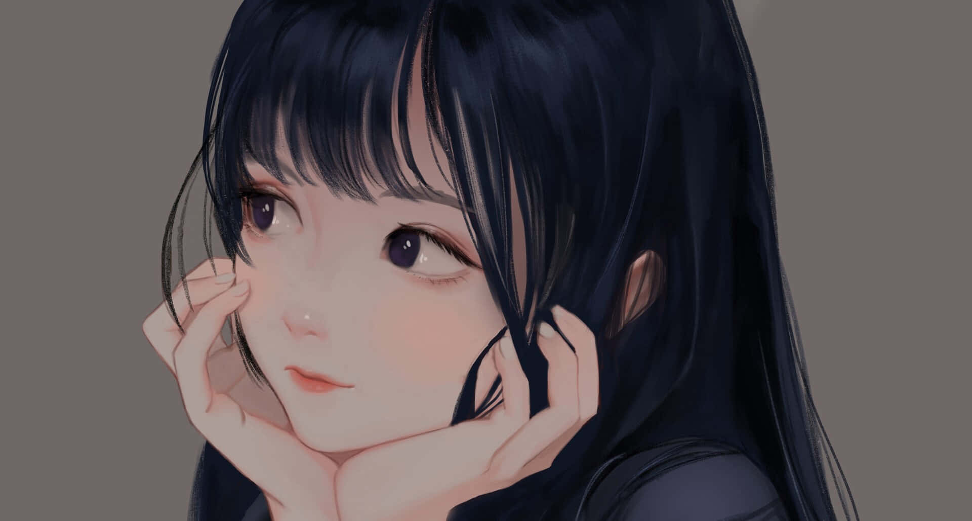 Download Blushing Anime Art Wallpaper