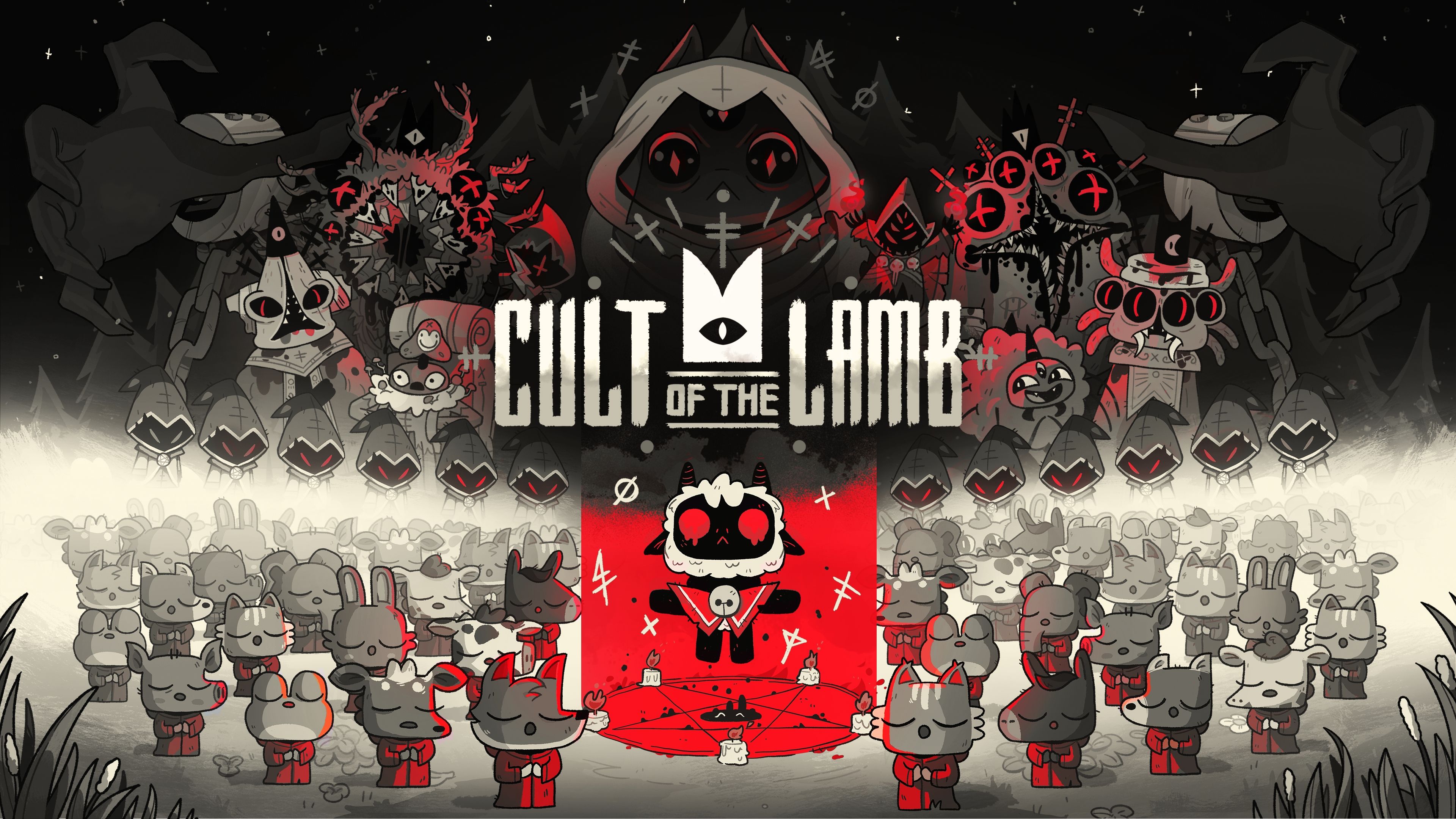 I Am Attempting To Find An Awesome Hi Res Wallpaper Because Of Love The Cult Of The Lamb Art Style, Does Anybody Know Where I Can Find What I Am Looking For?