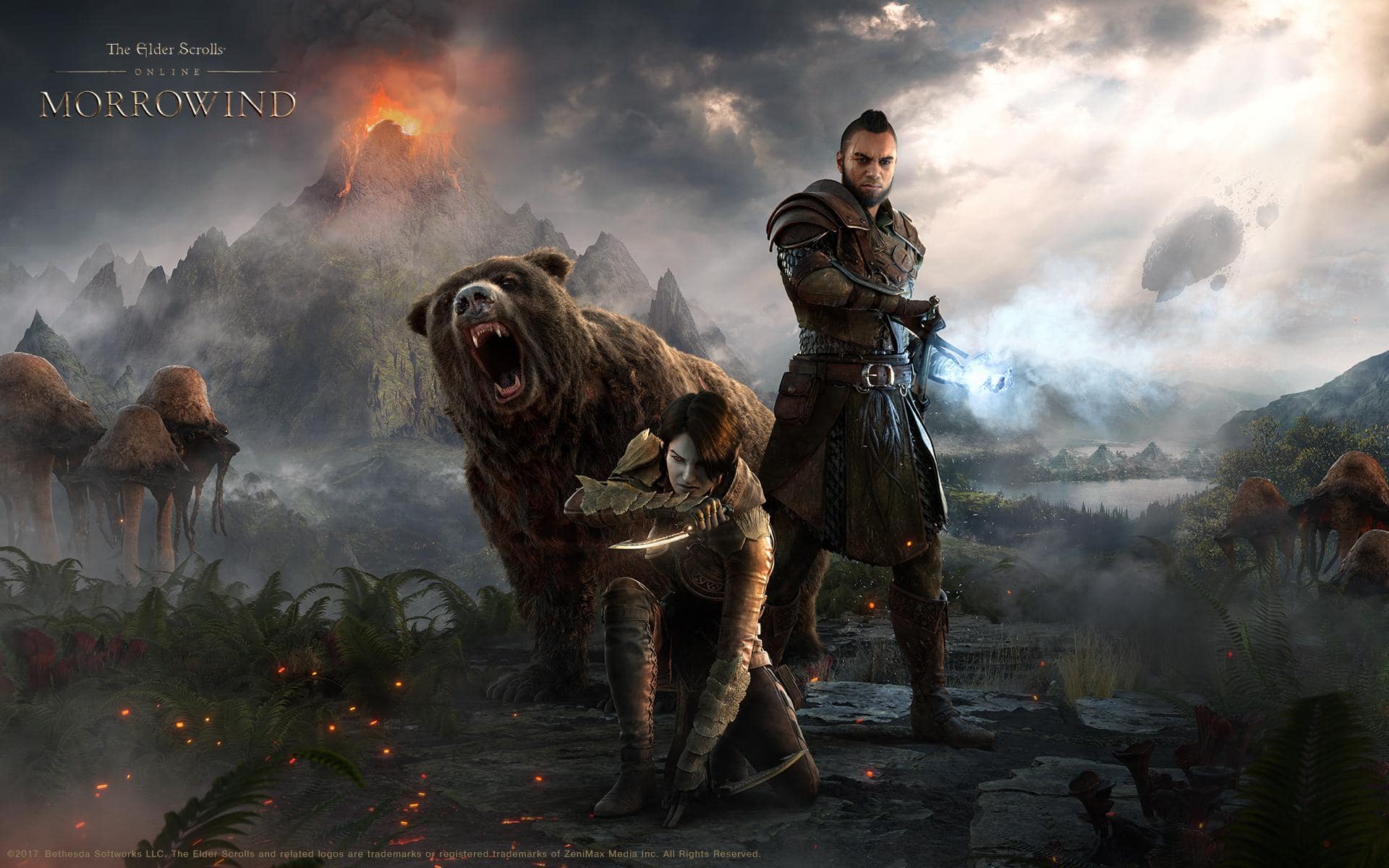 Download the New ESO: Morrowind Hero Art Wallpaper Elder Scrolls Online