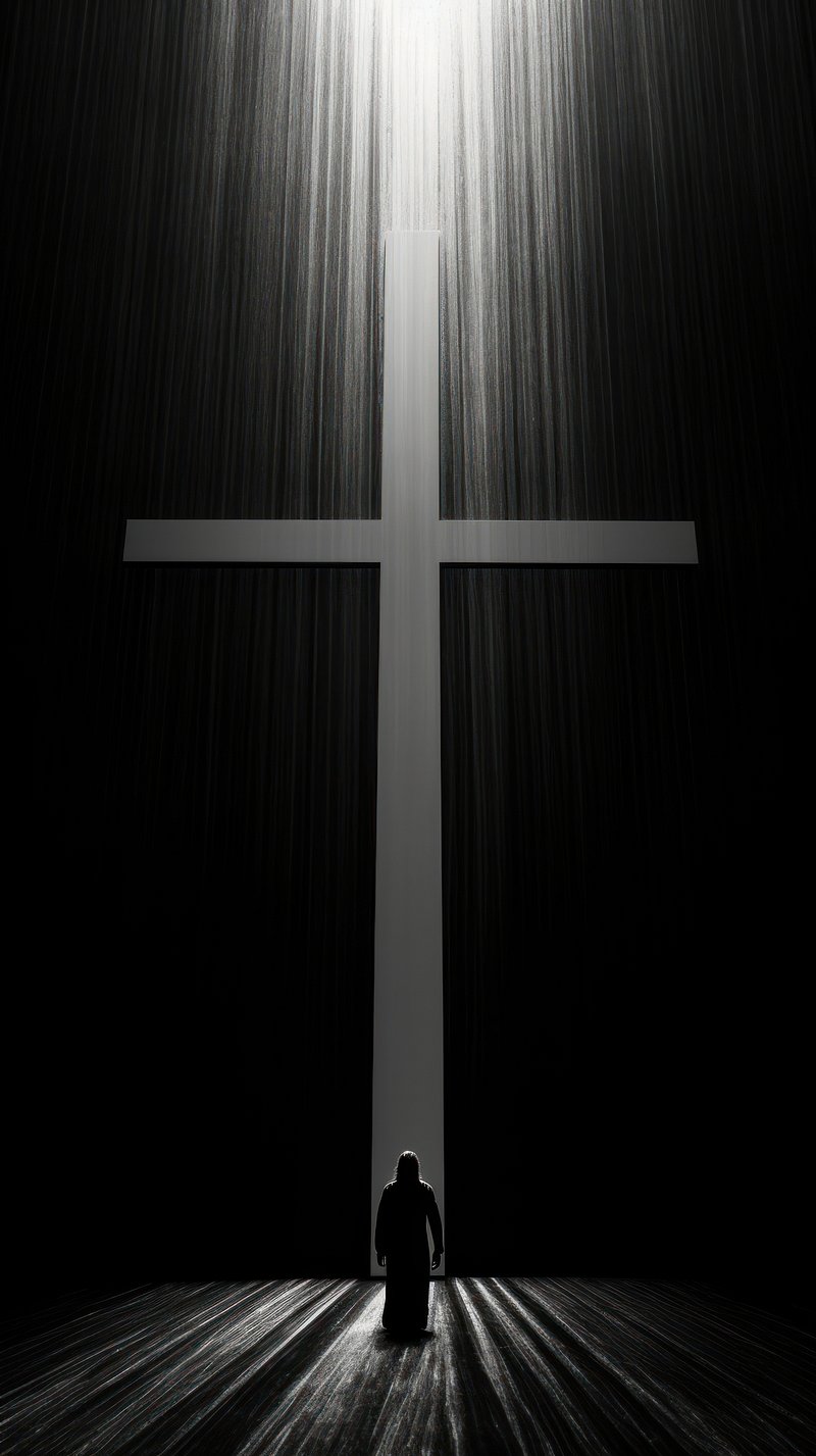 Black Wallpaper Jesus Image Wallpaper