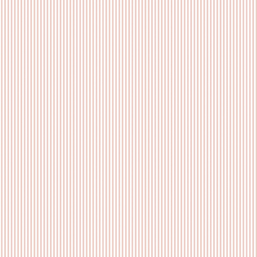 Matchstick Stripe Blush Pink Wallpaper