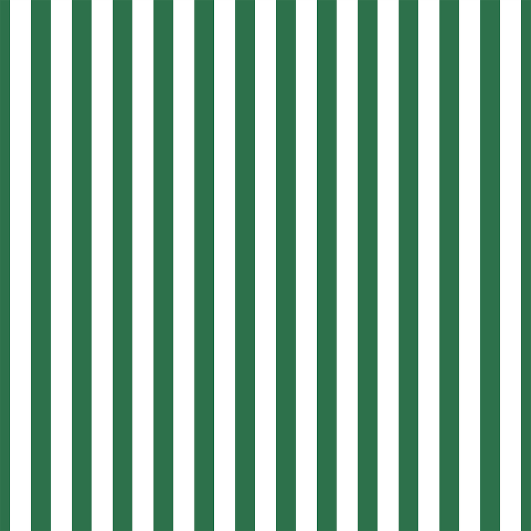 Green and White Stripes Peel and Stick Wallpaper