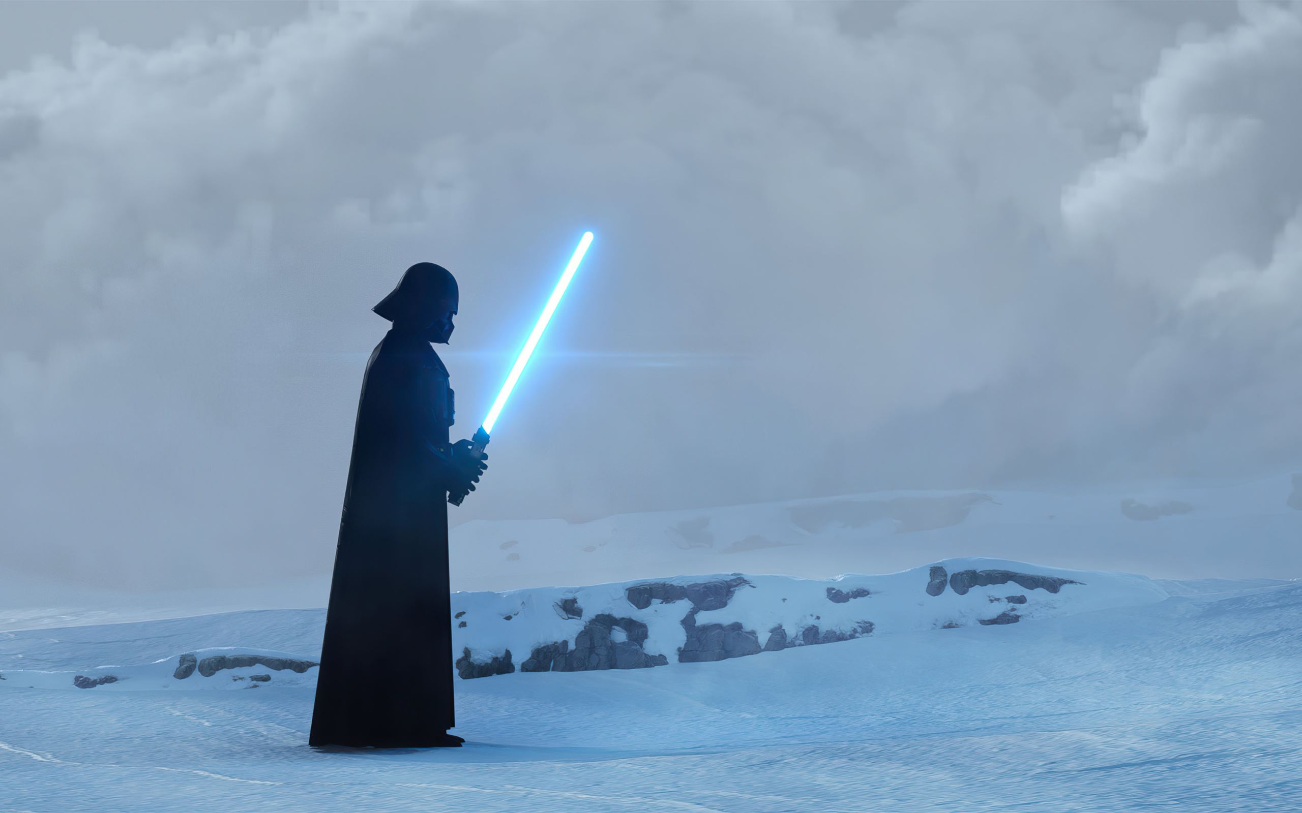 star wars the clone wars darth vader 5k MacBook Air Wallpaper Download