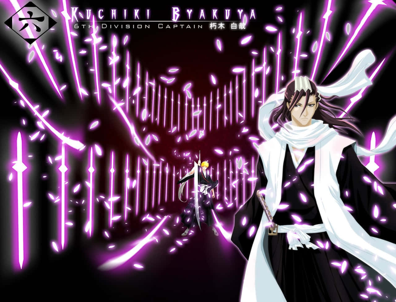 Download Byakuya Kuchiki, the captain of 6th Division in Bleach. Wallpaper