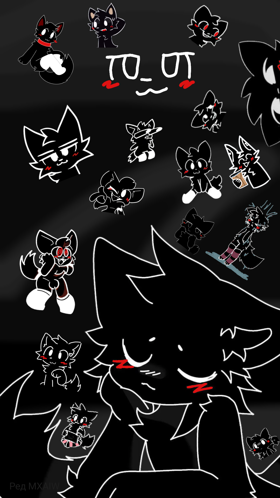 Boykisser wallpaper (Light & Dark)