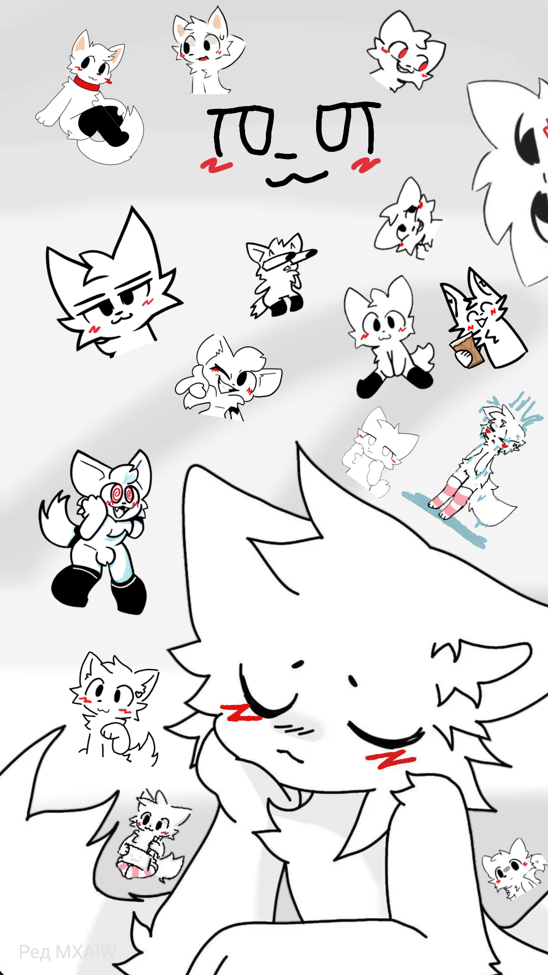 Boykisser wallpaper (Light & Dark)