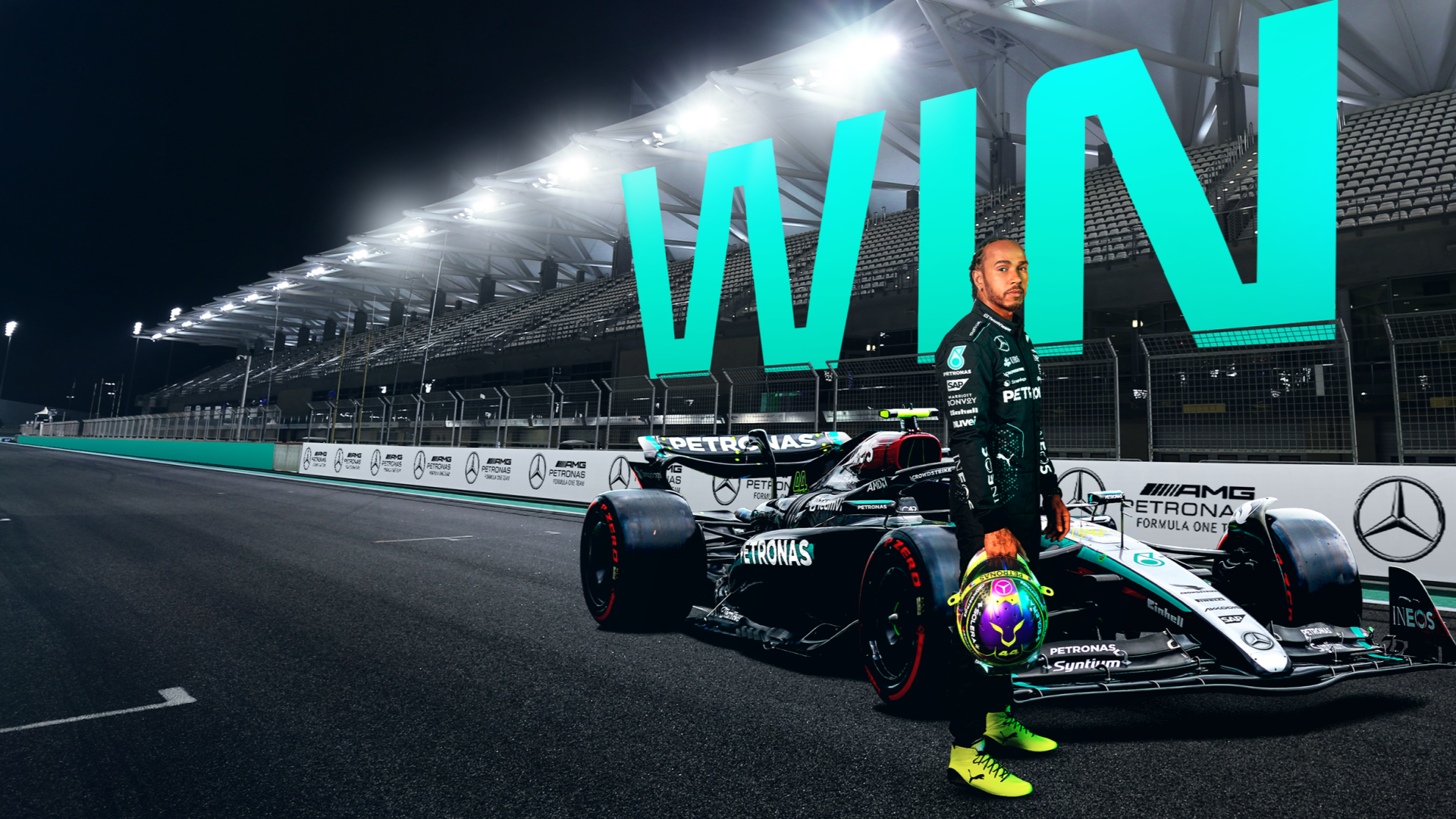 WIN: Chance To Have Your Name On Lewis' Car For Abu Dhabi AMG PETRONAS F1 Team