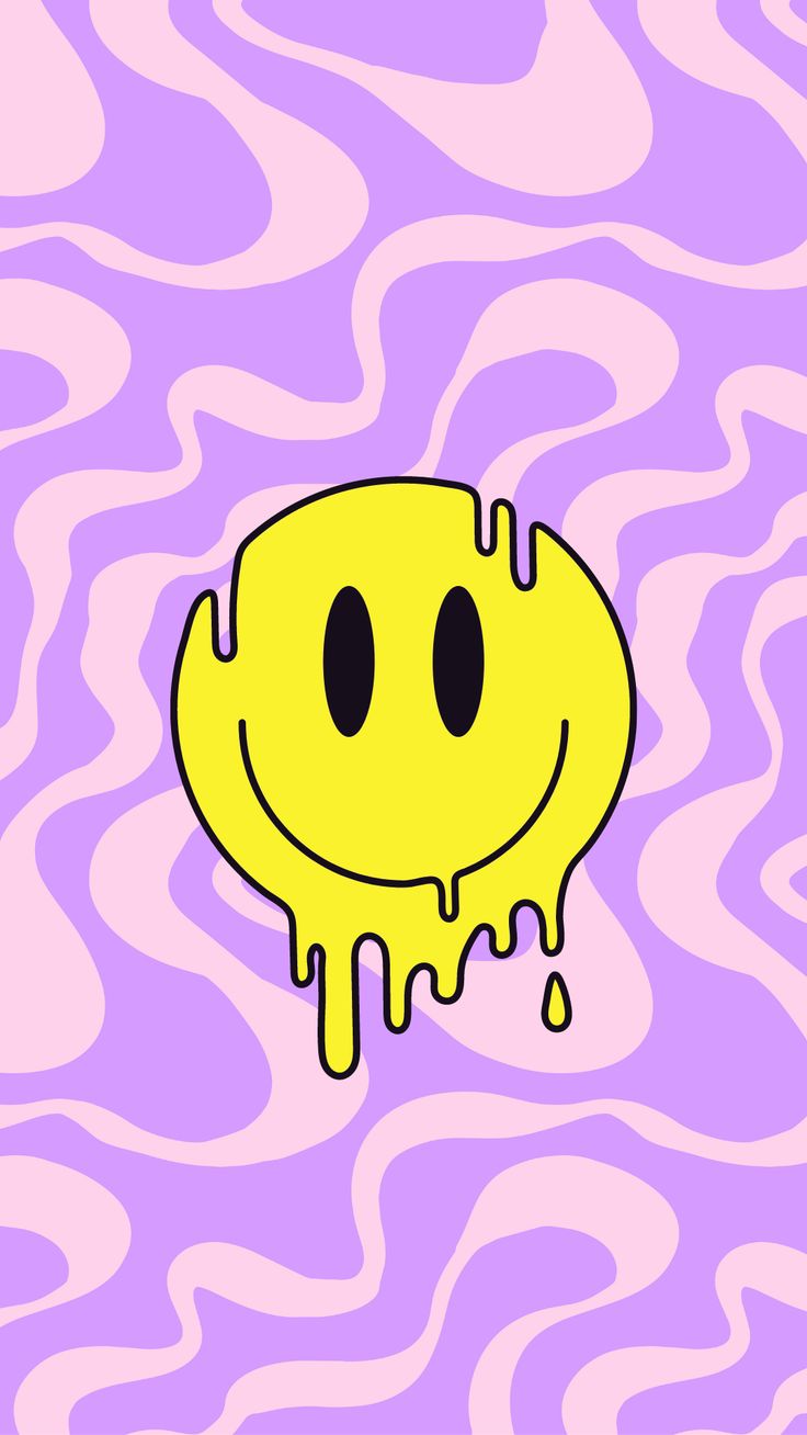 melting smiley face