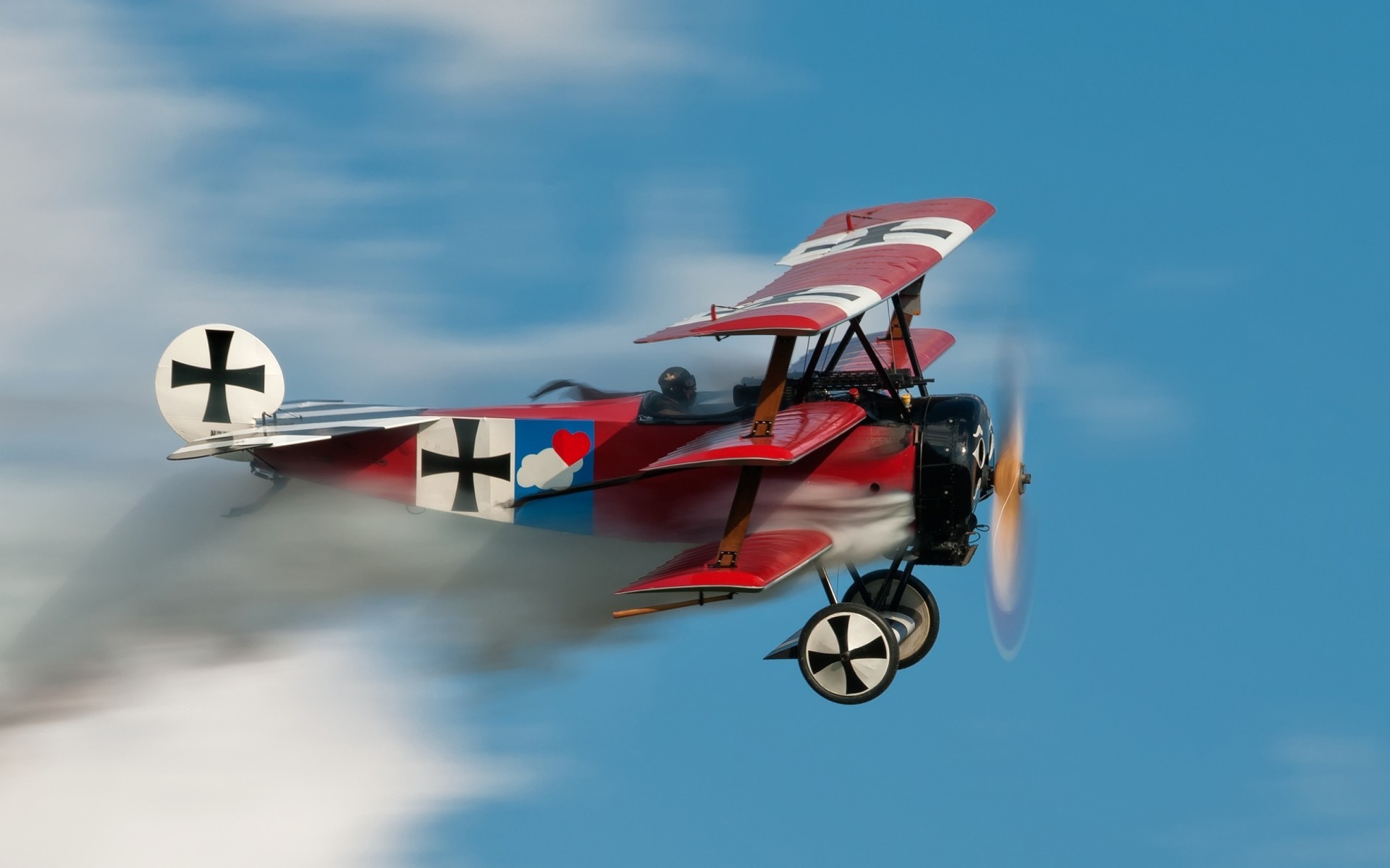 Fokker DR 1 Wallpaper HD / Desktop and Mobile Background