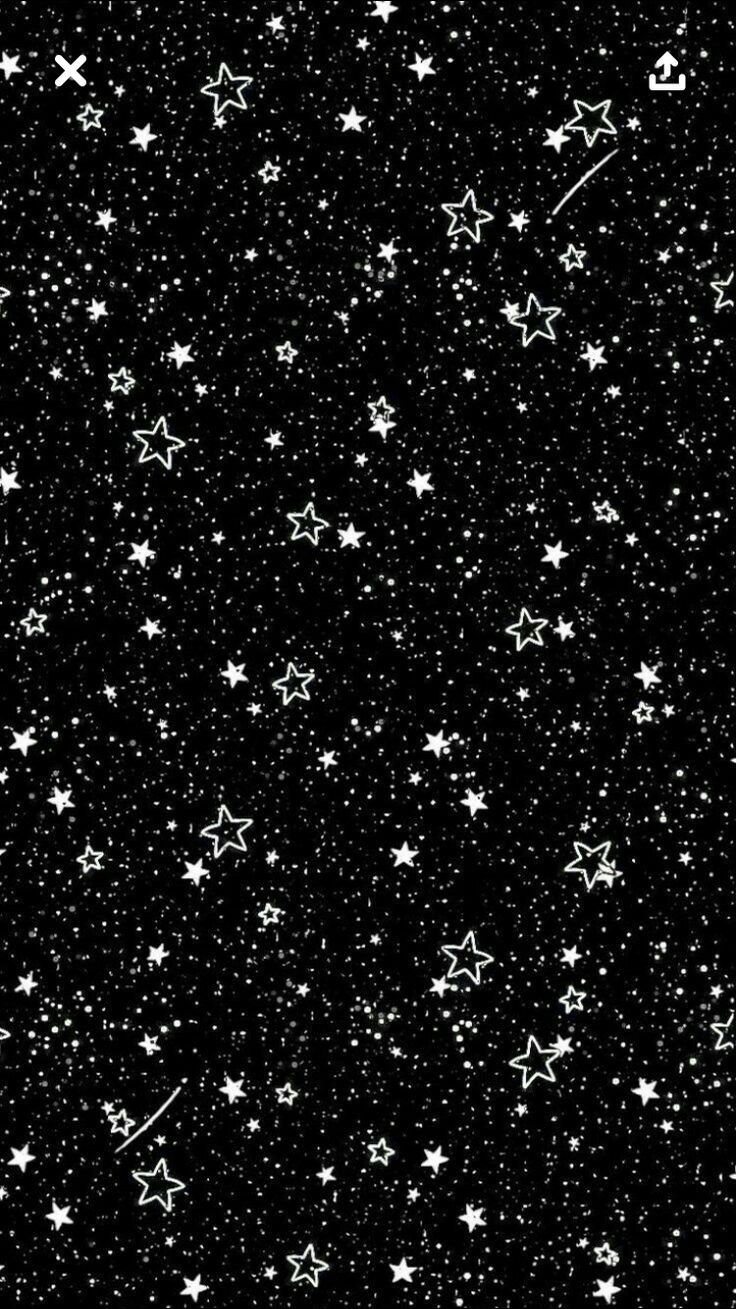 Black sky. Star wallpaper, Pretty wallpaper, Black aesthetic wallpaper