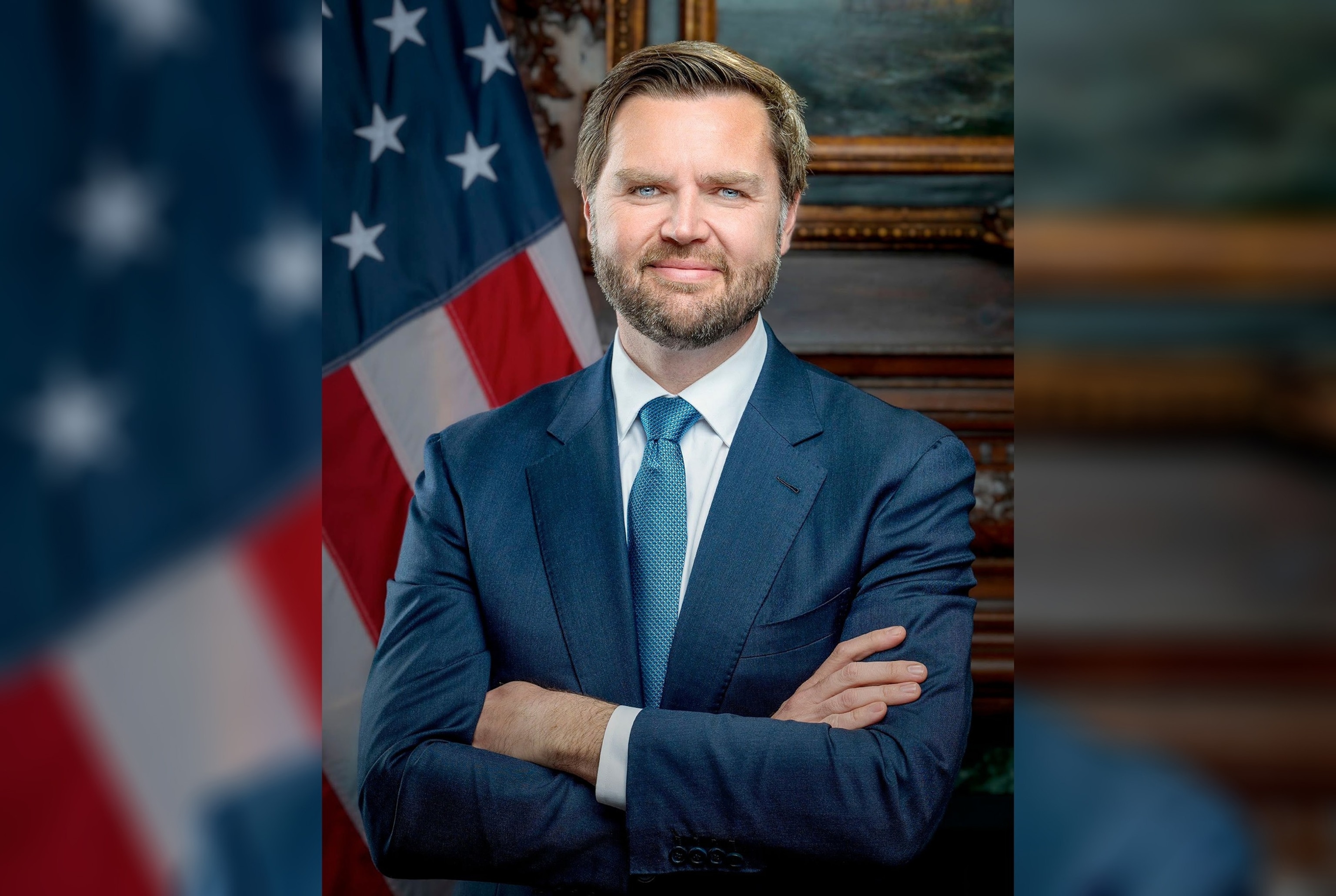 They go hard': Trump and Vance release official portraits