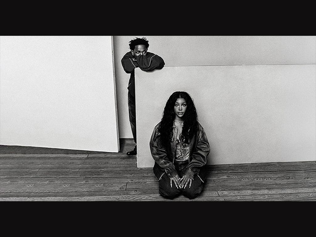 Kendrick Lamar and SZA at Gillette Stadium