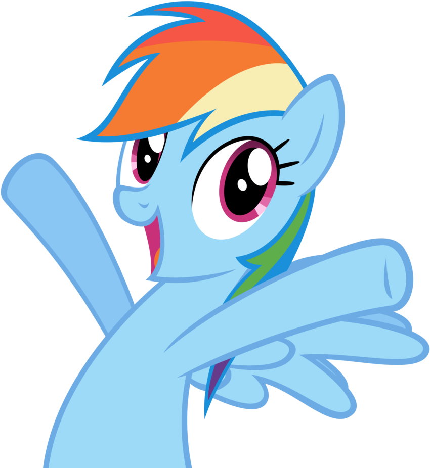 Download Rainbow Dash Pose_ My Little Pony