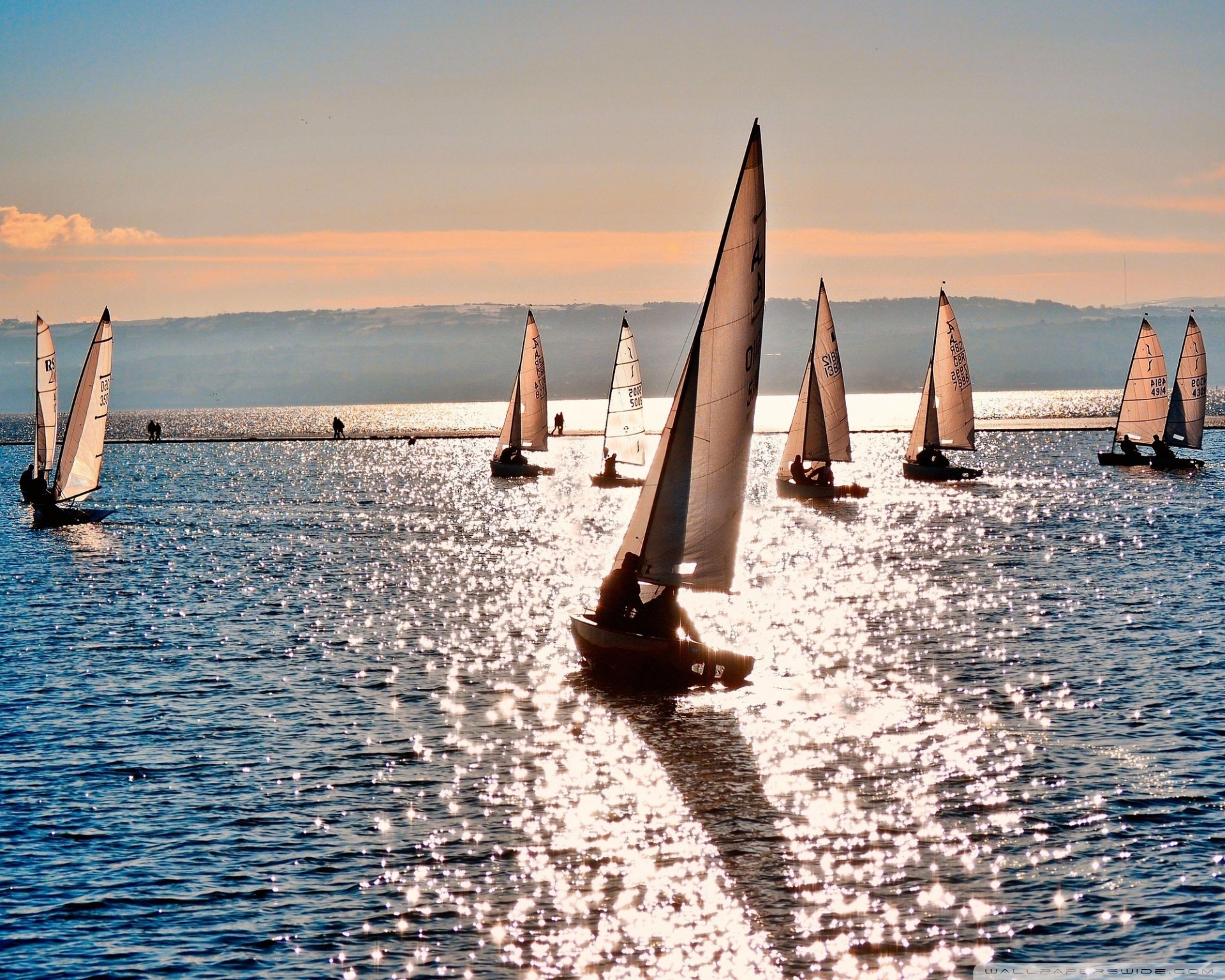 Dinghy Sailing 4K UHD Wallpaper for UltraHD Desktop and TV, Smartphone and Tablet Devices