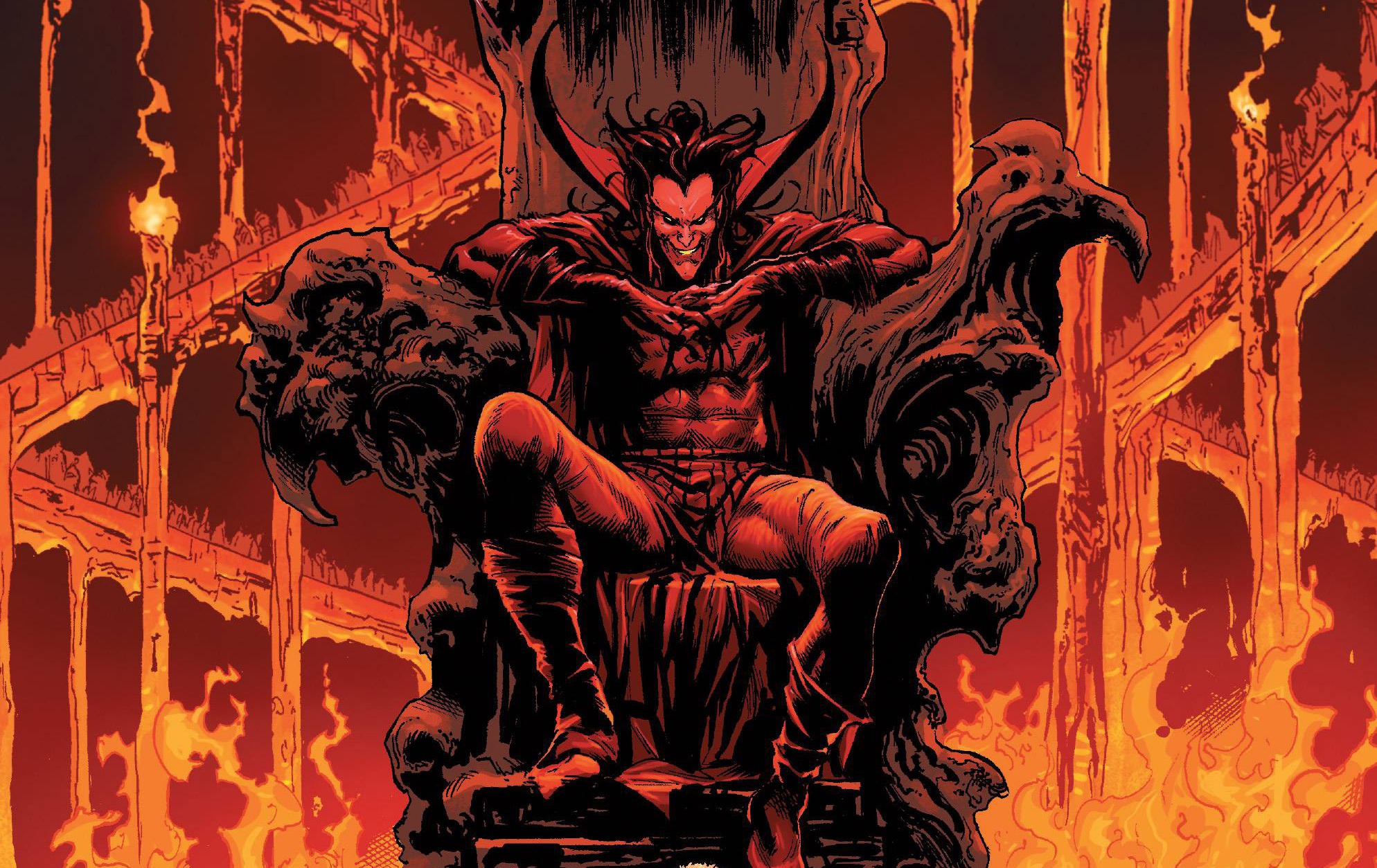 Wallpaper the demon, demon, marvel, mephisto for mobile and desktop, section фантастика, resolution 1988x1254