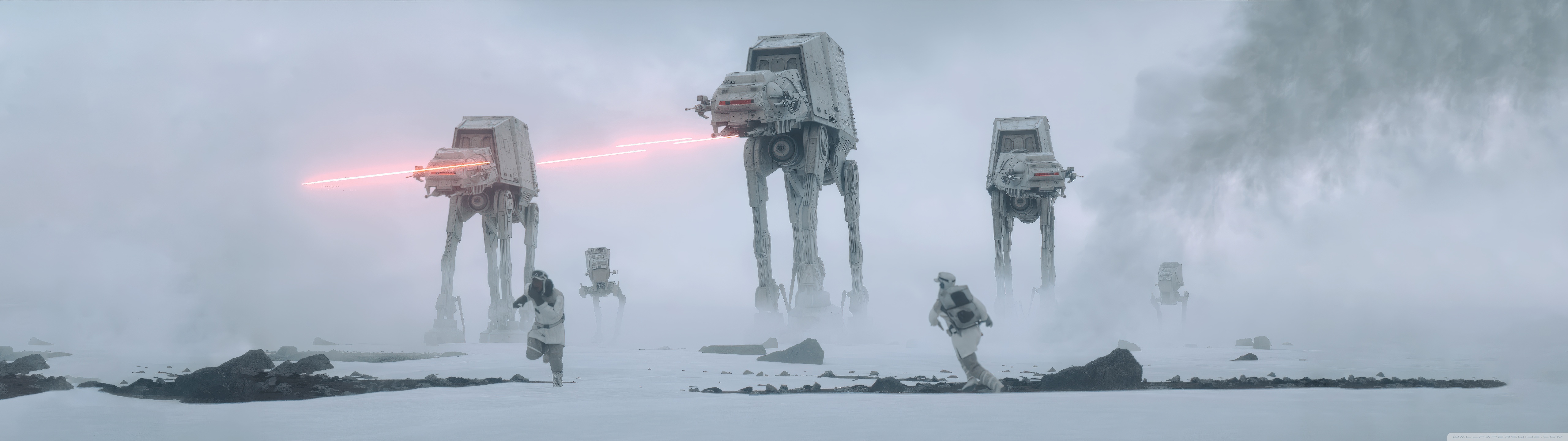 Star Wars Walkers 4K UHD Wallpaper for UltraHD Desktop and TV, Widescreen and UltraWide Display