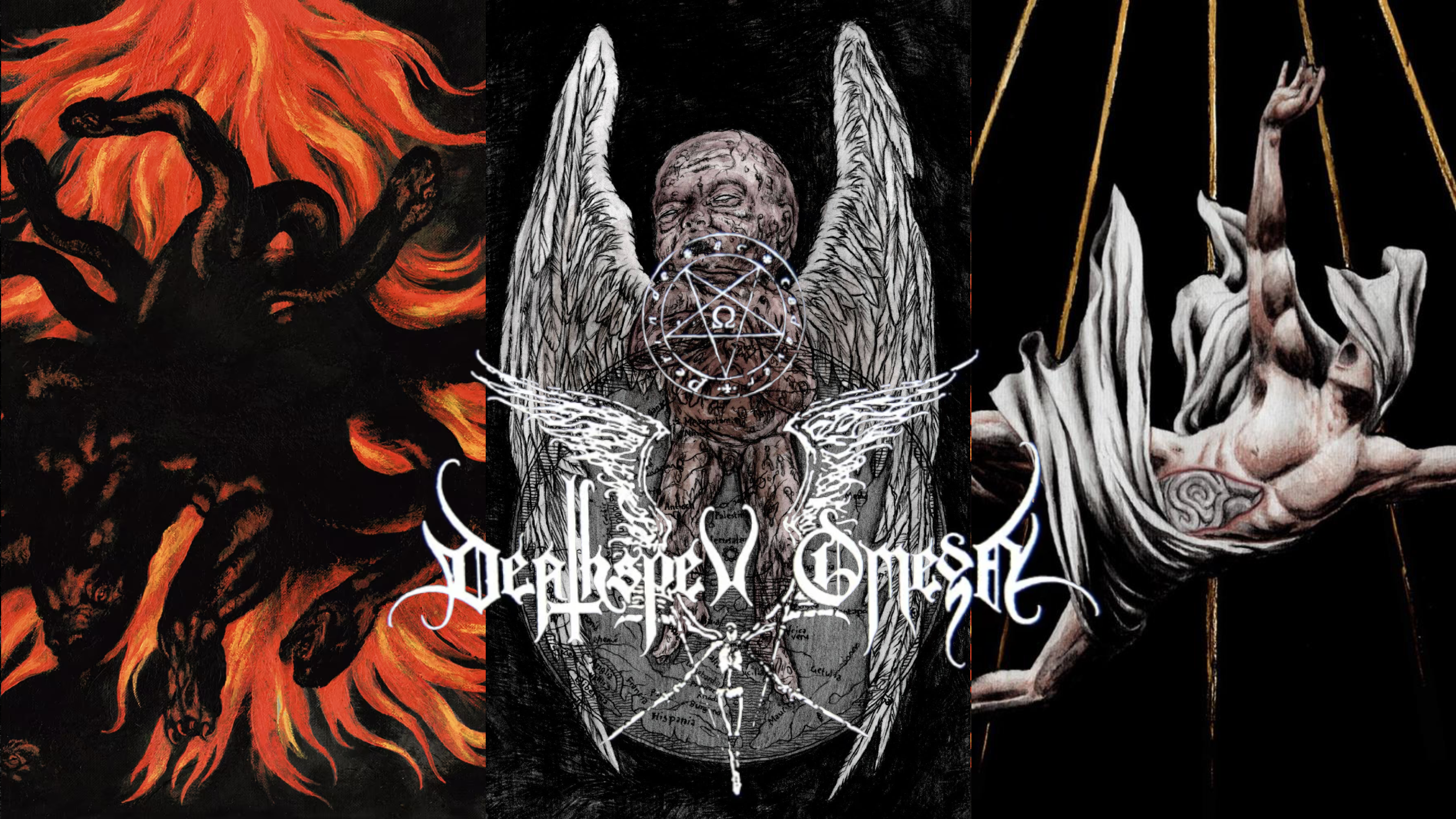 I made a collage wallpaper of DsO's albums