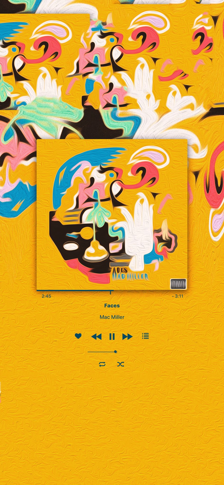 CM Designs Miller Special iPhone wallpaper Swimming & Faces Happy birthday Mac :)