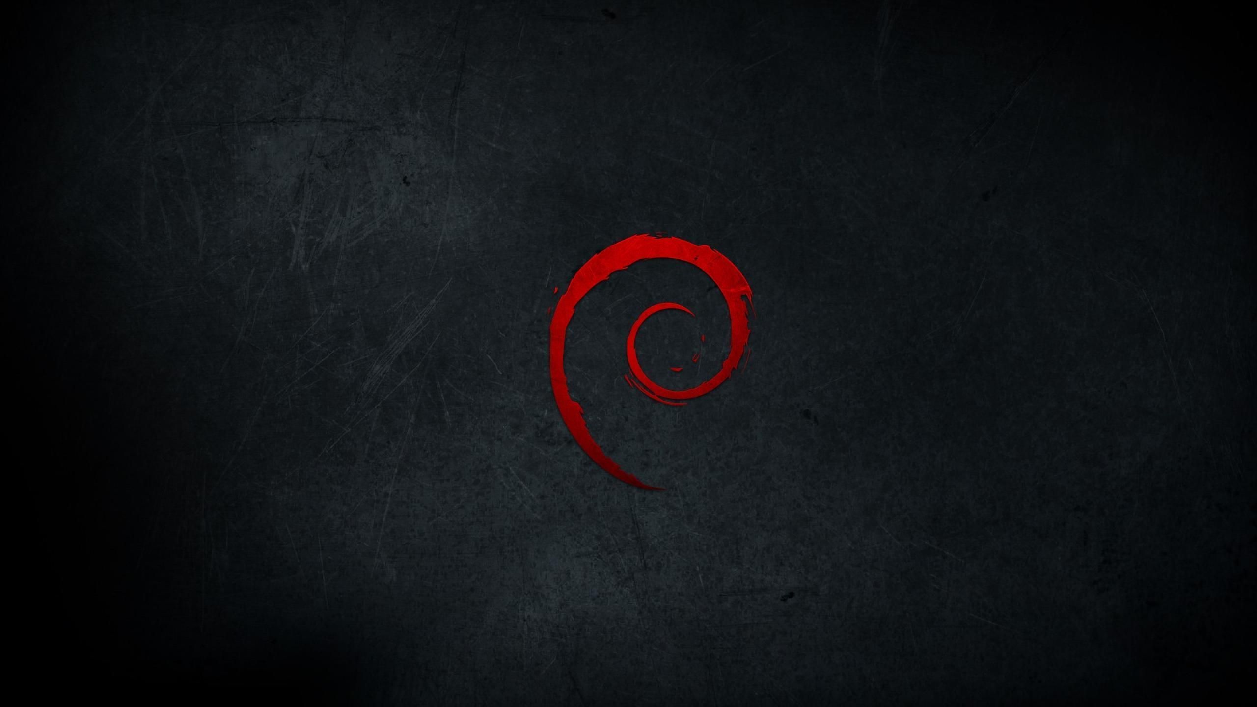 Debian dark red scratches best widescreen background awesome