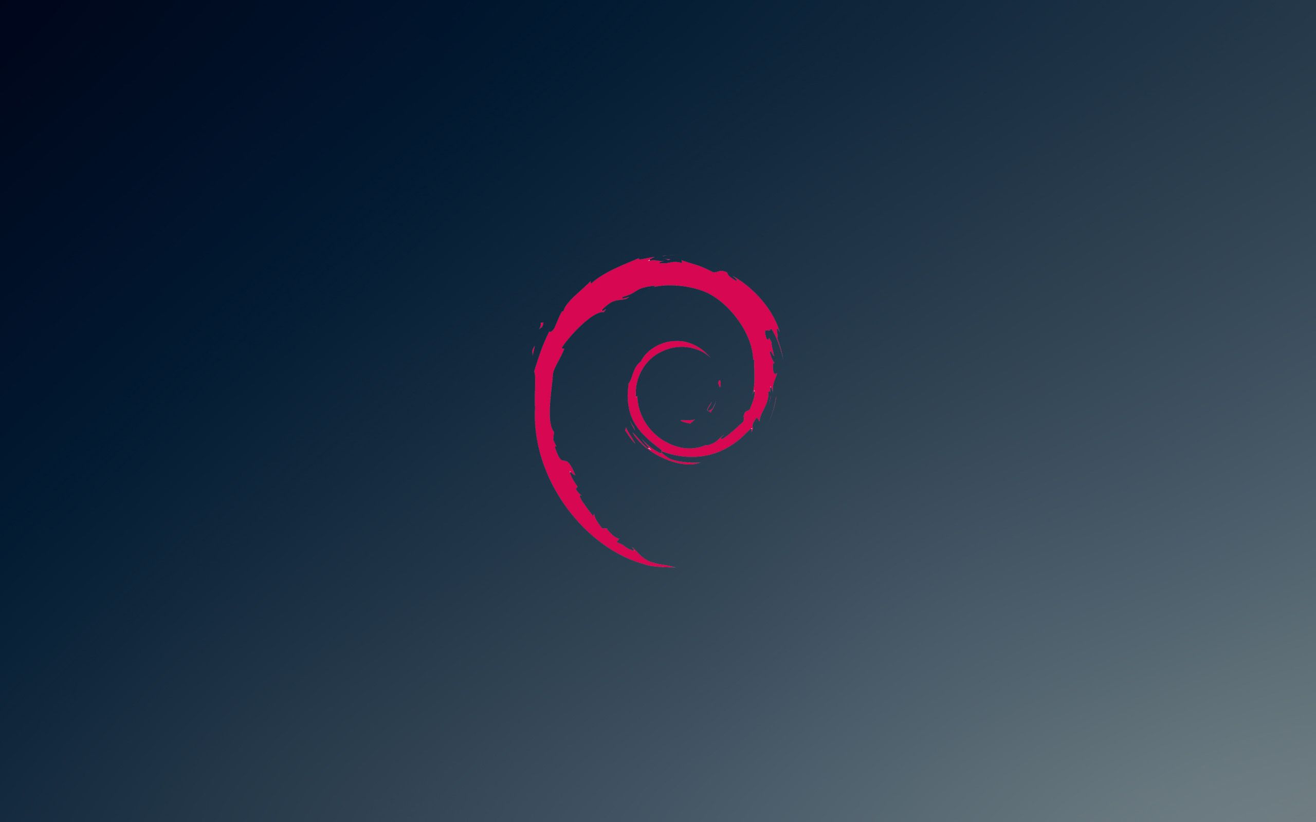 Dark Debian desktop PC and Mac wallpaper