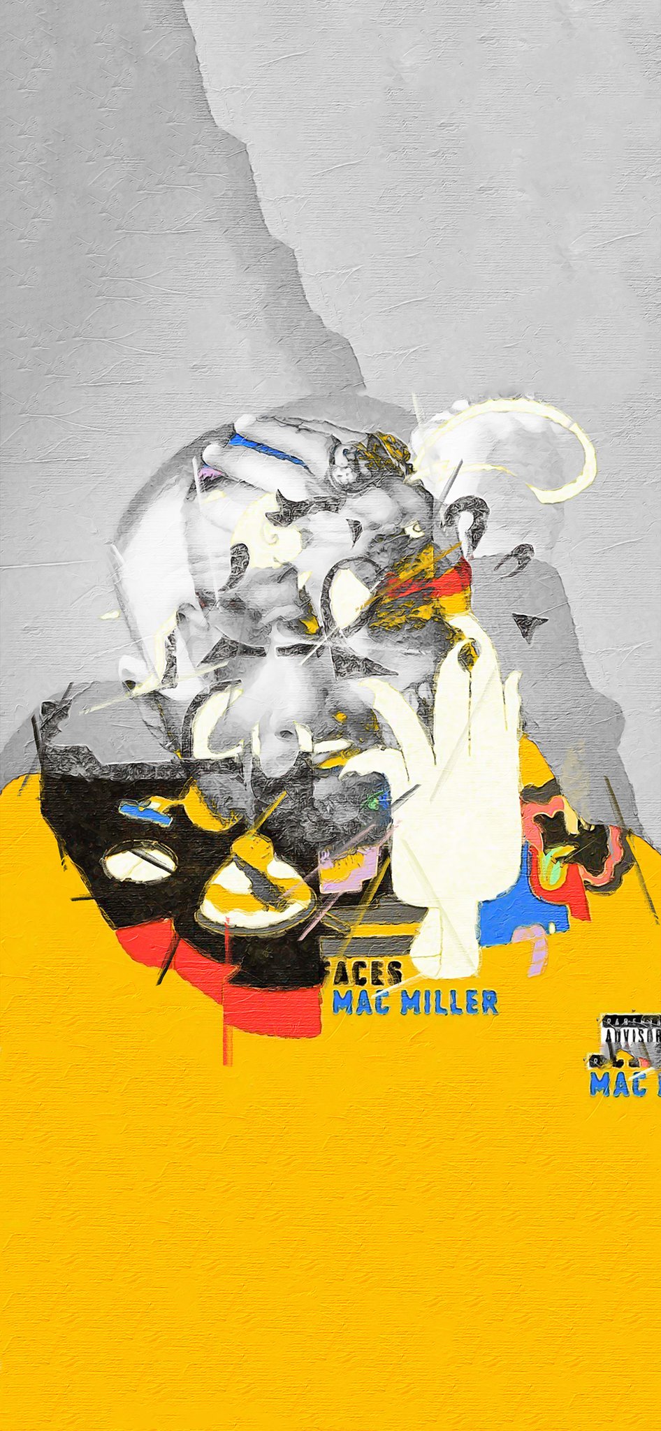 CM Designs Miller Special iPhone wallpaper Swimming & Faces Happy birthday Mac :)