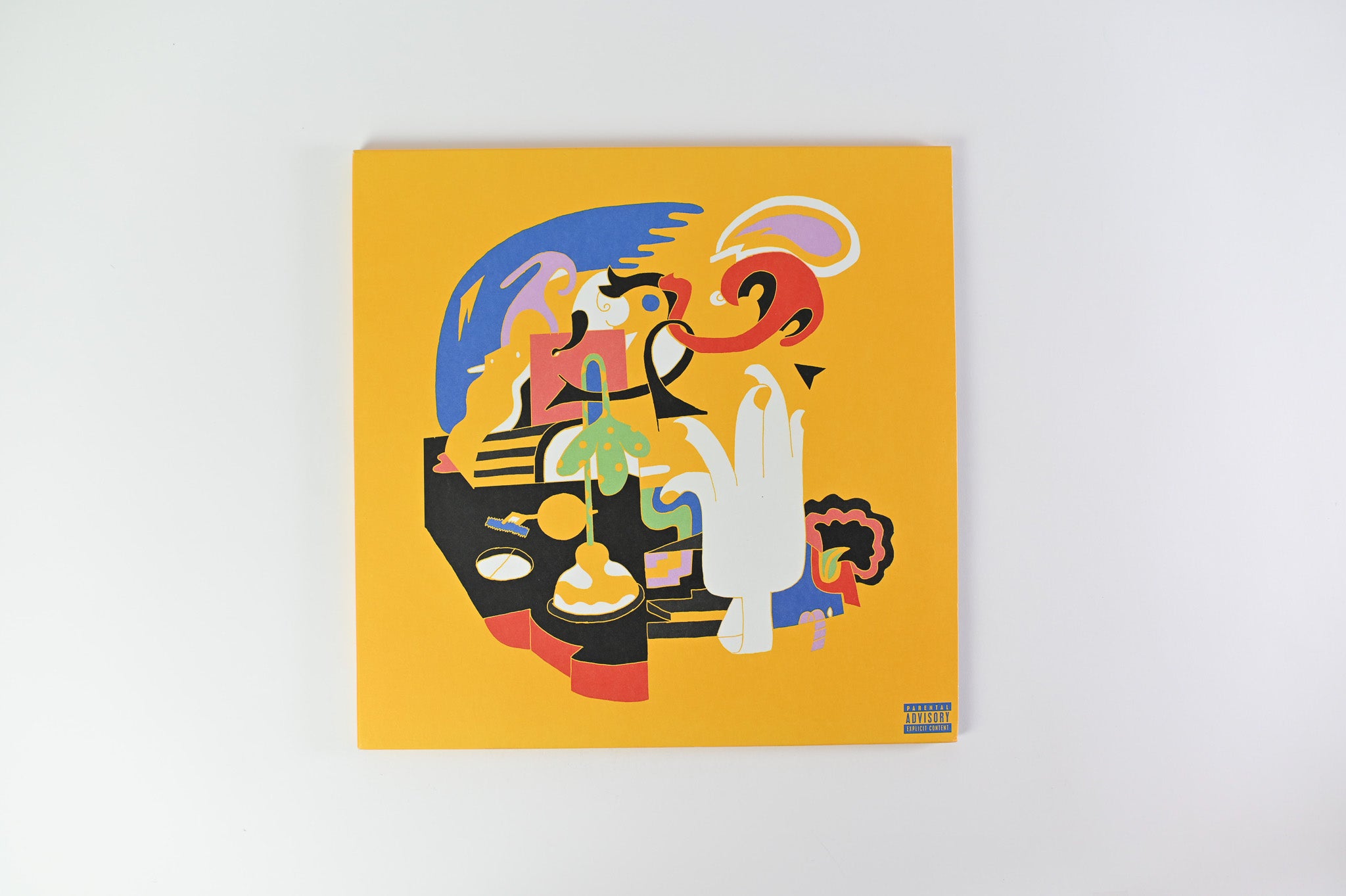 Mac Miller on Warner Coke Bottle Clear / Blue / Red Reissue