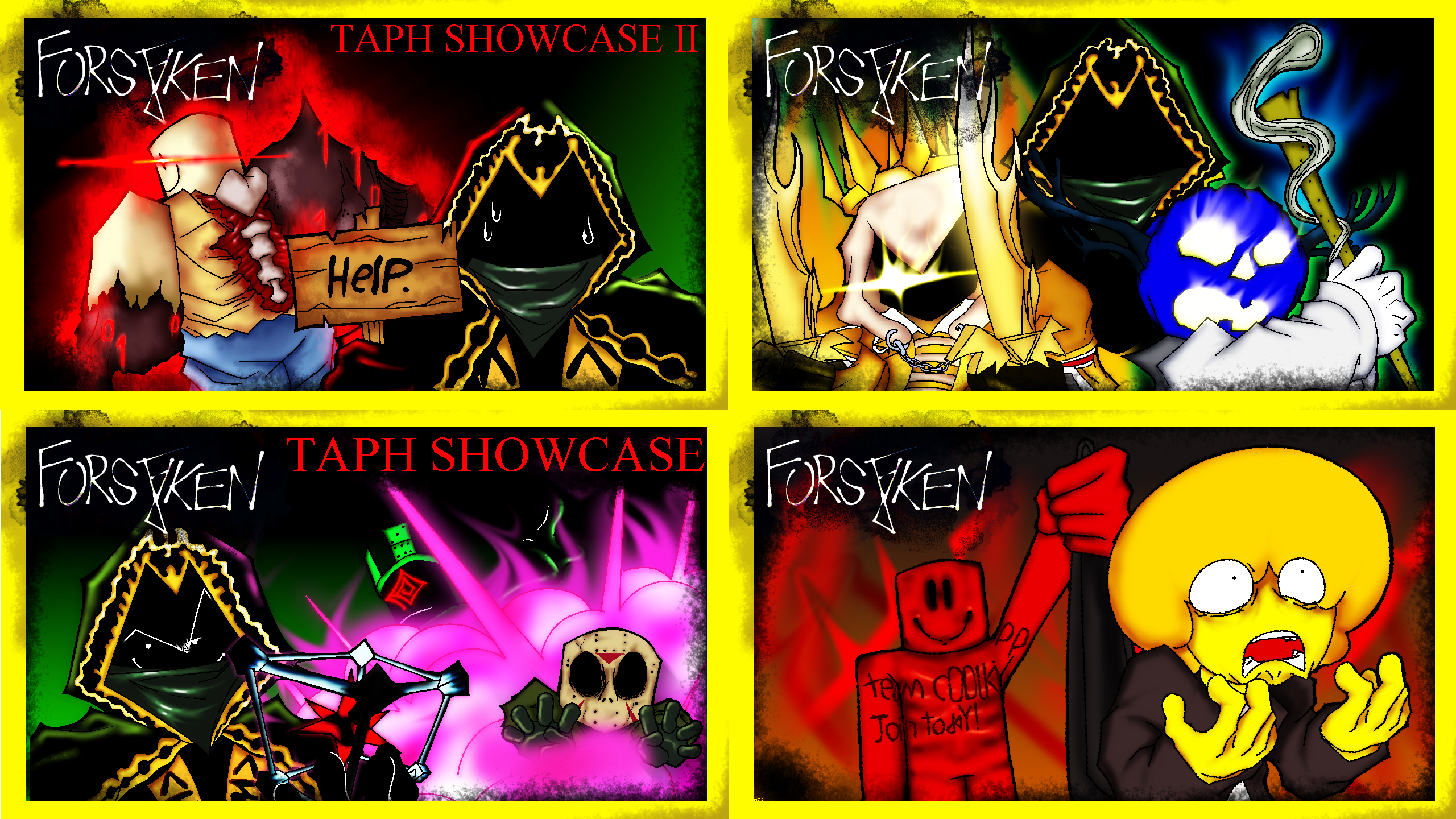 Various Forsaken Thumbnails by KidMoon on Newgrounds