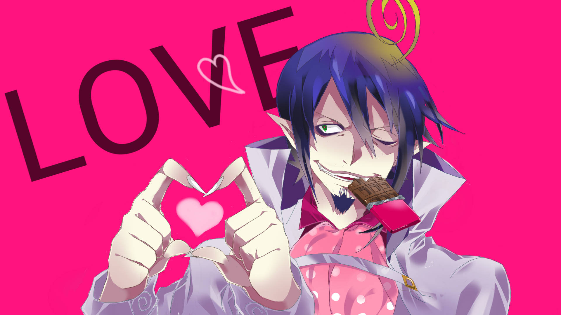 Download Mephisto Pheles, leader of the Illuminati in Blue Exorcist. Wallpaper