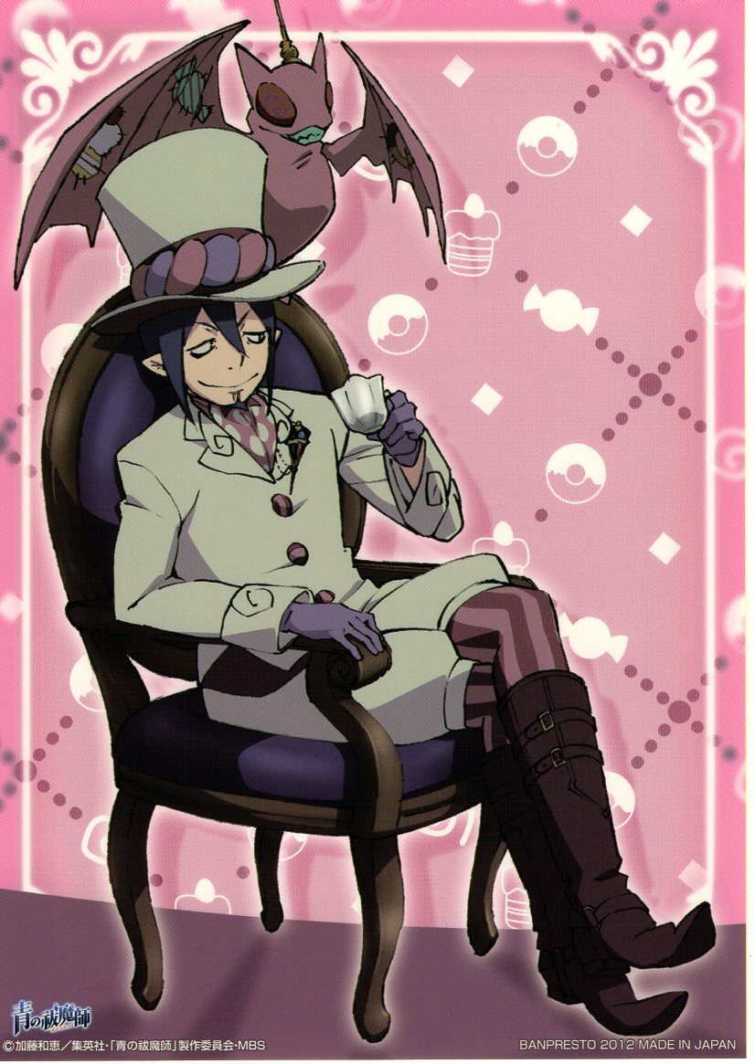 pcs sticker Ao no blue Exorcist anime Mephisto Pheles Amaimon