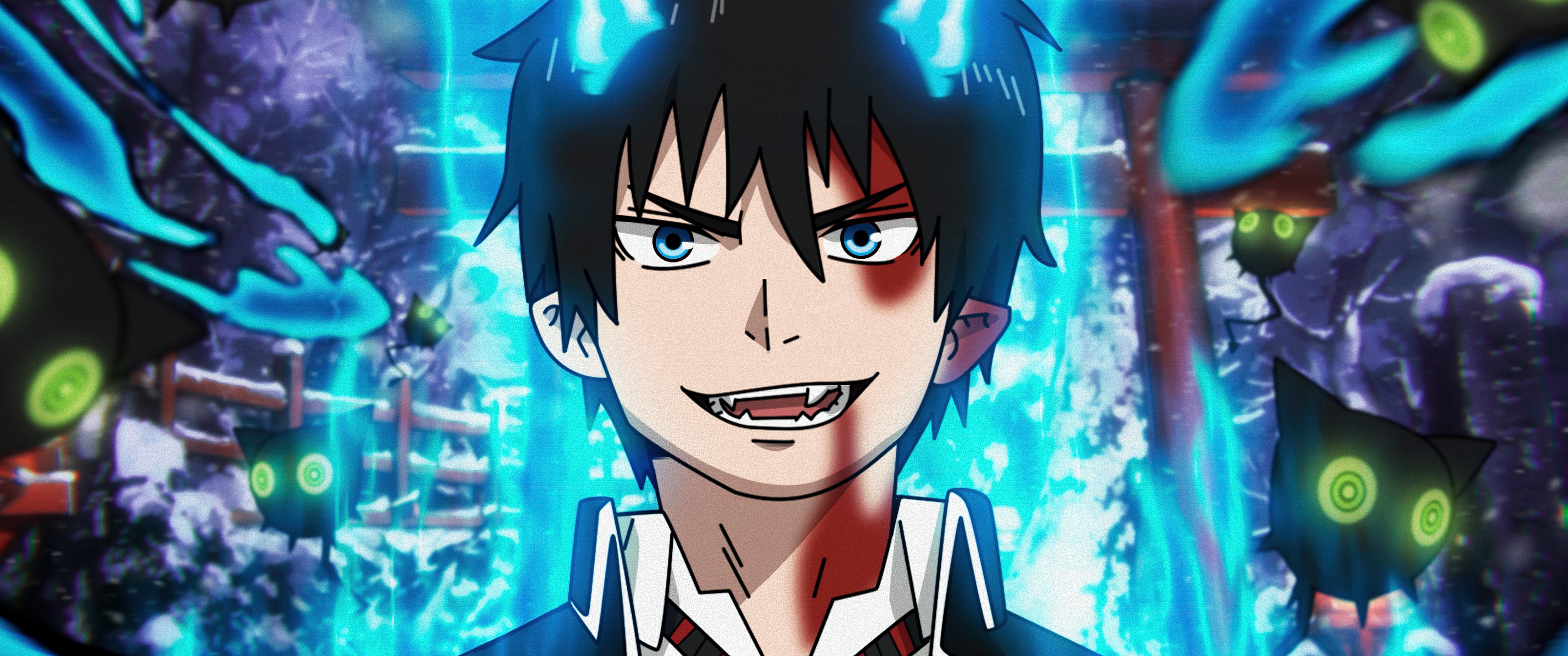 Rin Okumura Wallpaper 4K, Blue Exorcist, 5K