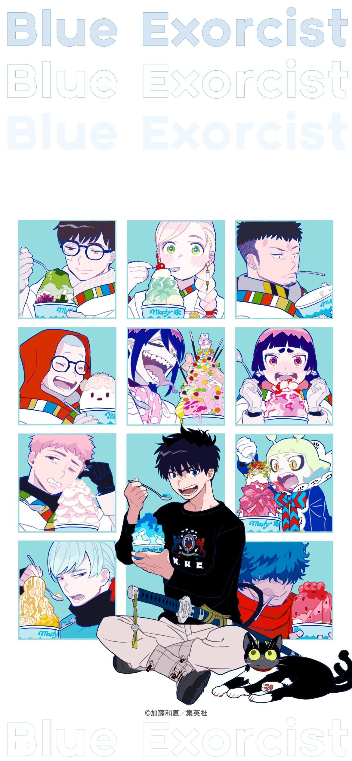 Blue Exorcist Official Mobile Wallpaper