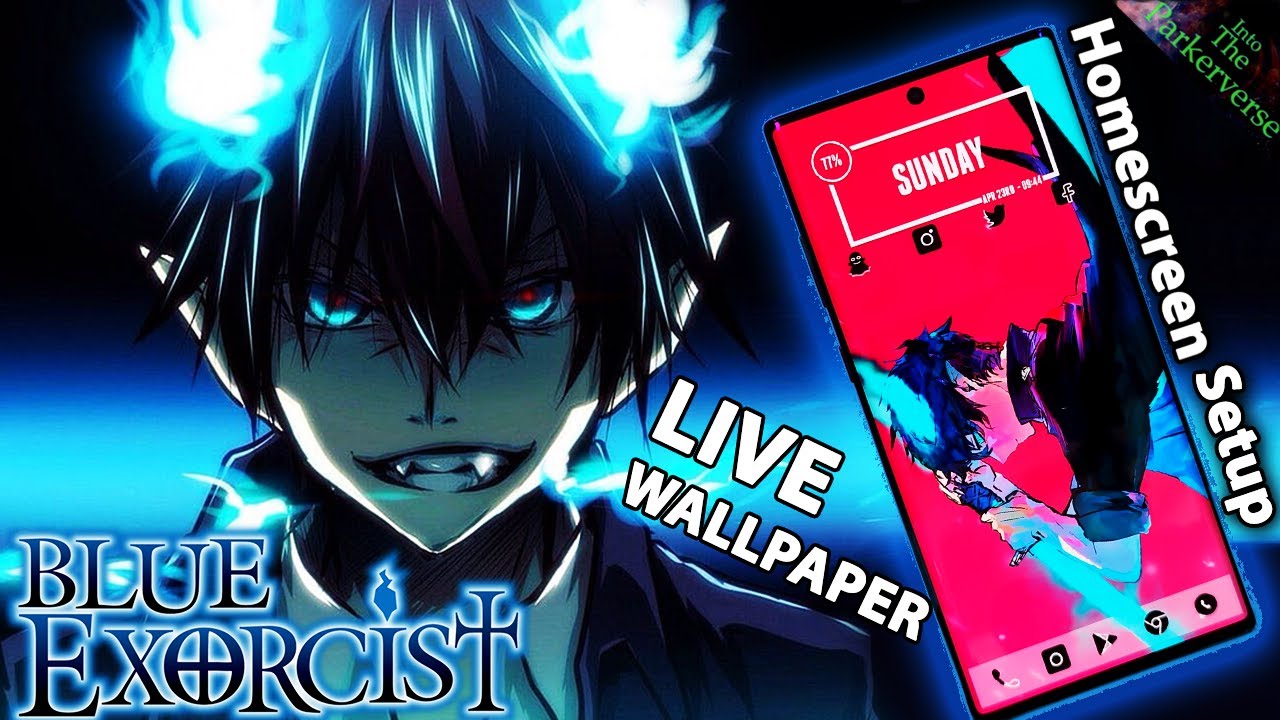 Rin Okumura Exorcist Wallpaper & Android Setup Homescreen Setup