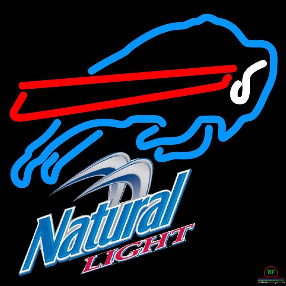 Natural Light Buffalo Bills Neon Sign Teams Neon Light