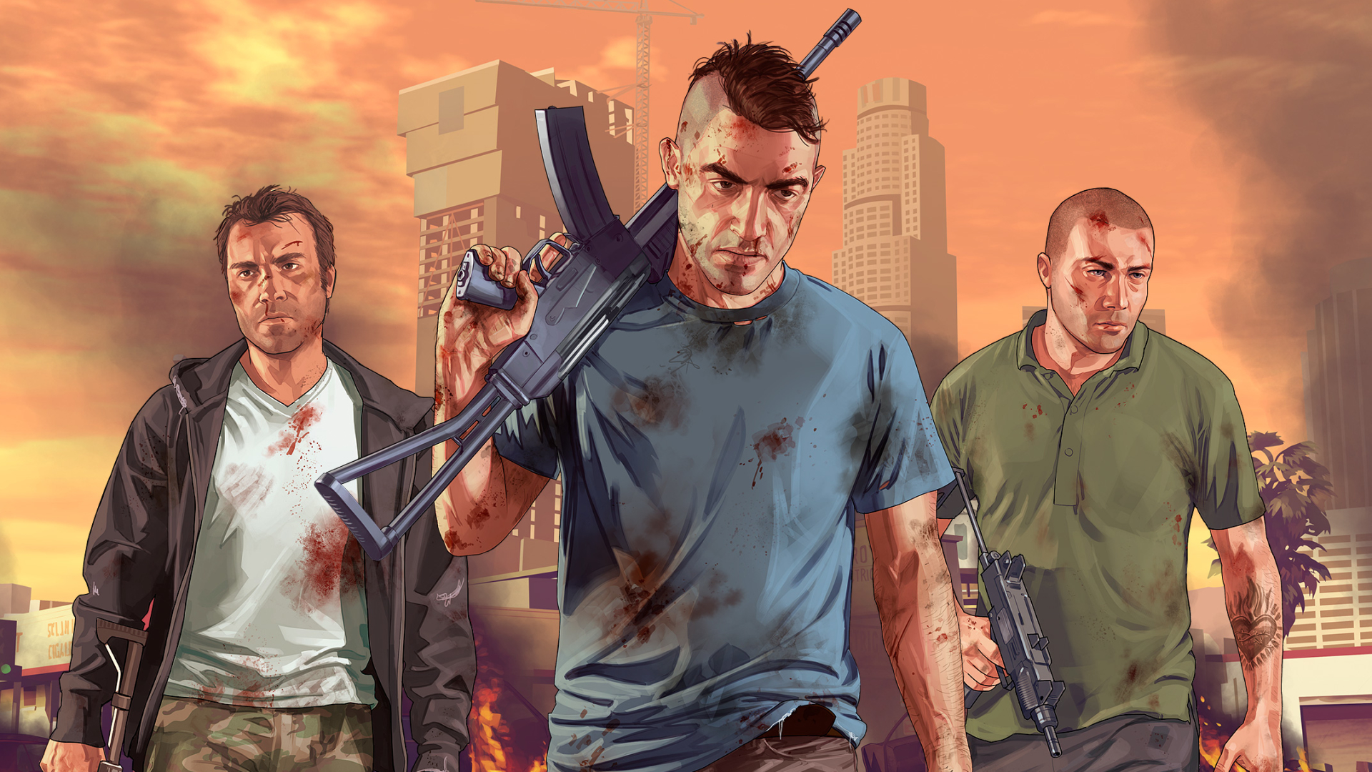 Grand Theft Auto 5 And GTA Online Wallpaper