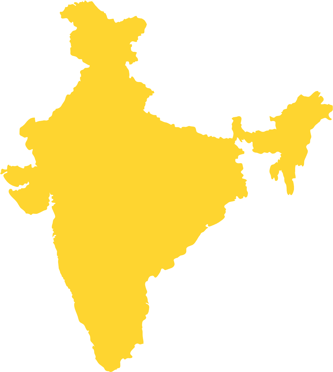 Download India Map Silhouette