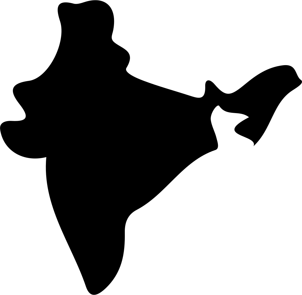 Download India Map Silhouette