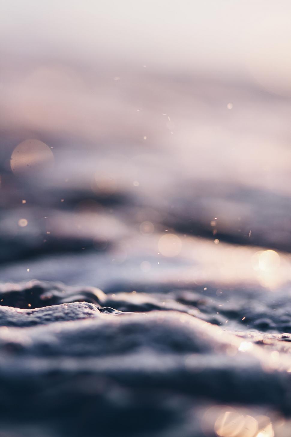 Free of Blurry Water Ripples With Background Blur. Download Free Image and Free Illustrations