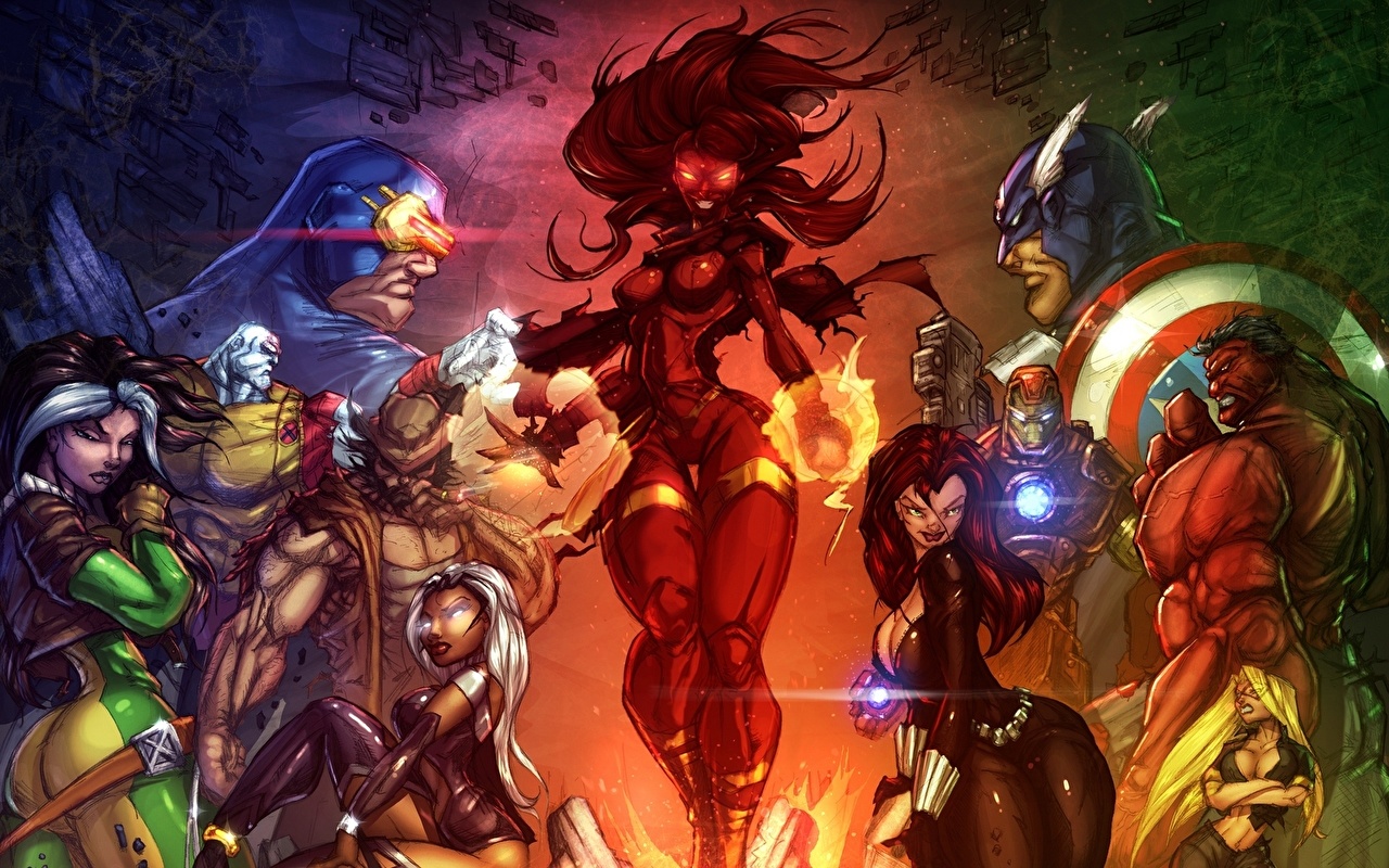 Wallpaper superheroes Fantasy