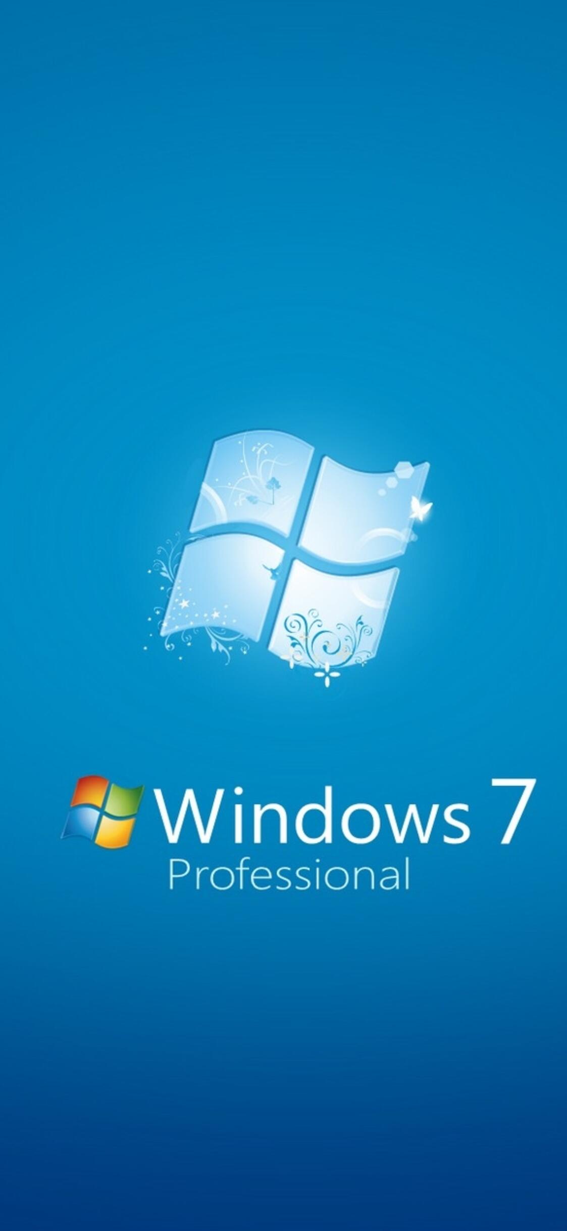 Wallpaper Windows 7 operating system microsoft 1125x2436 iPhone XS from salihychev image and screensavers