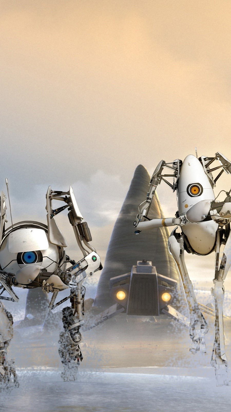 Atlas And P Body In Portal 2 Wallpaper 2k For IPhone And Mobile Phone