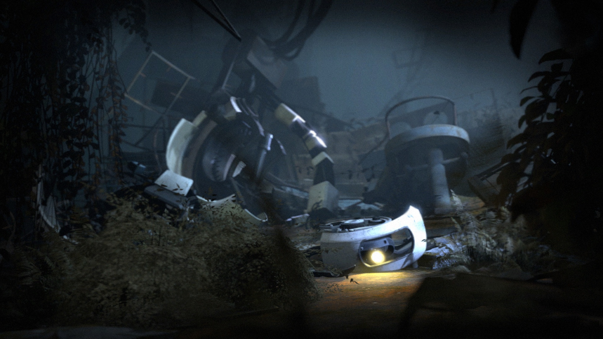 Wallpaper devastation, Portal 2, GLaDOS, Portal 2, Glados for mobile and desktop, section игры, resolution 1920x1080