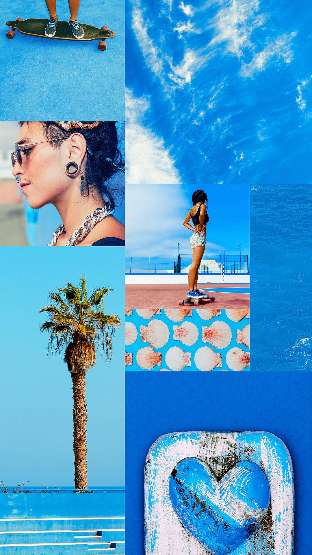 Download Cute Light Blue Summer Vibes Aesthetic Wallpaper