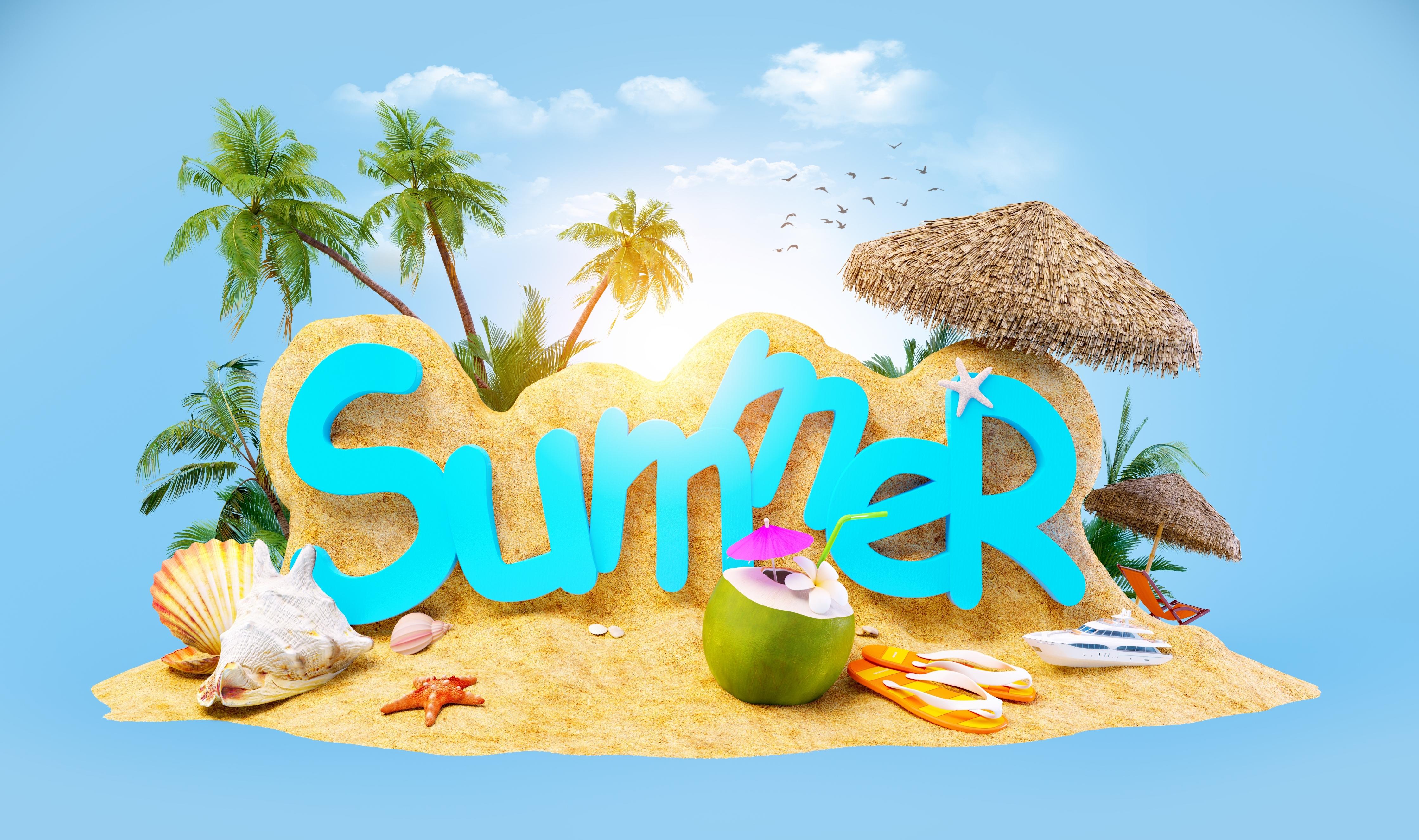 Summer Beach Wallpaper 4480x2654 56333