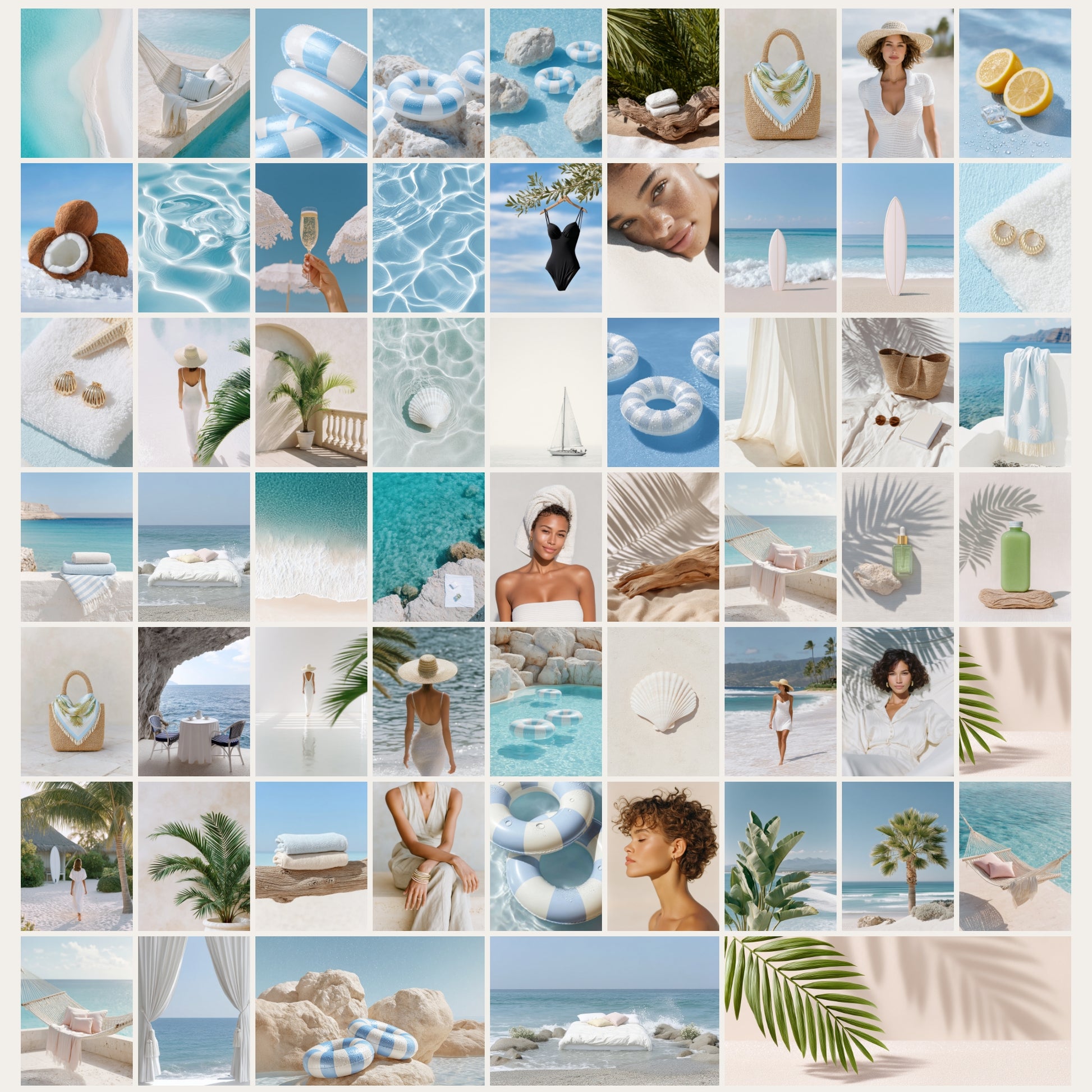 Luxury Summer & Beach Stock Image for Branding, Social Media, Website