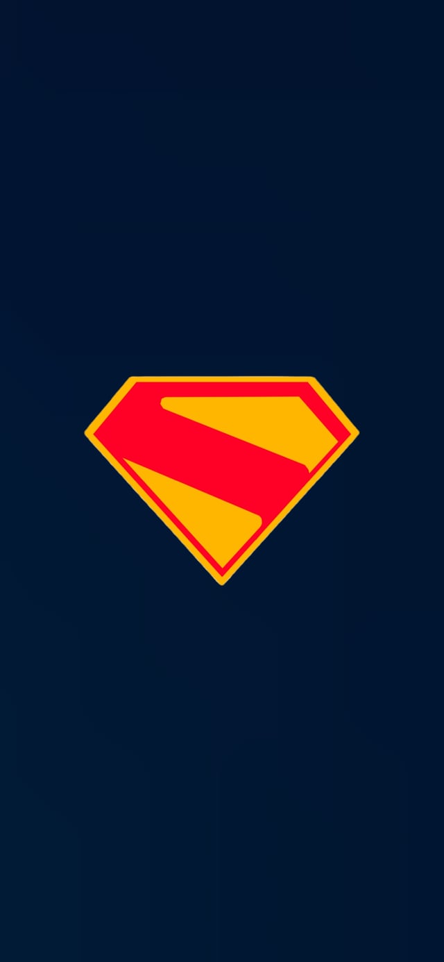 Superman 2025 Logo Phone Wallpaper