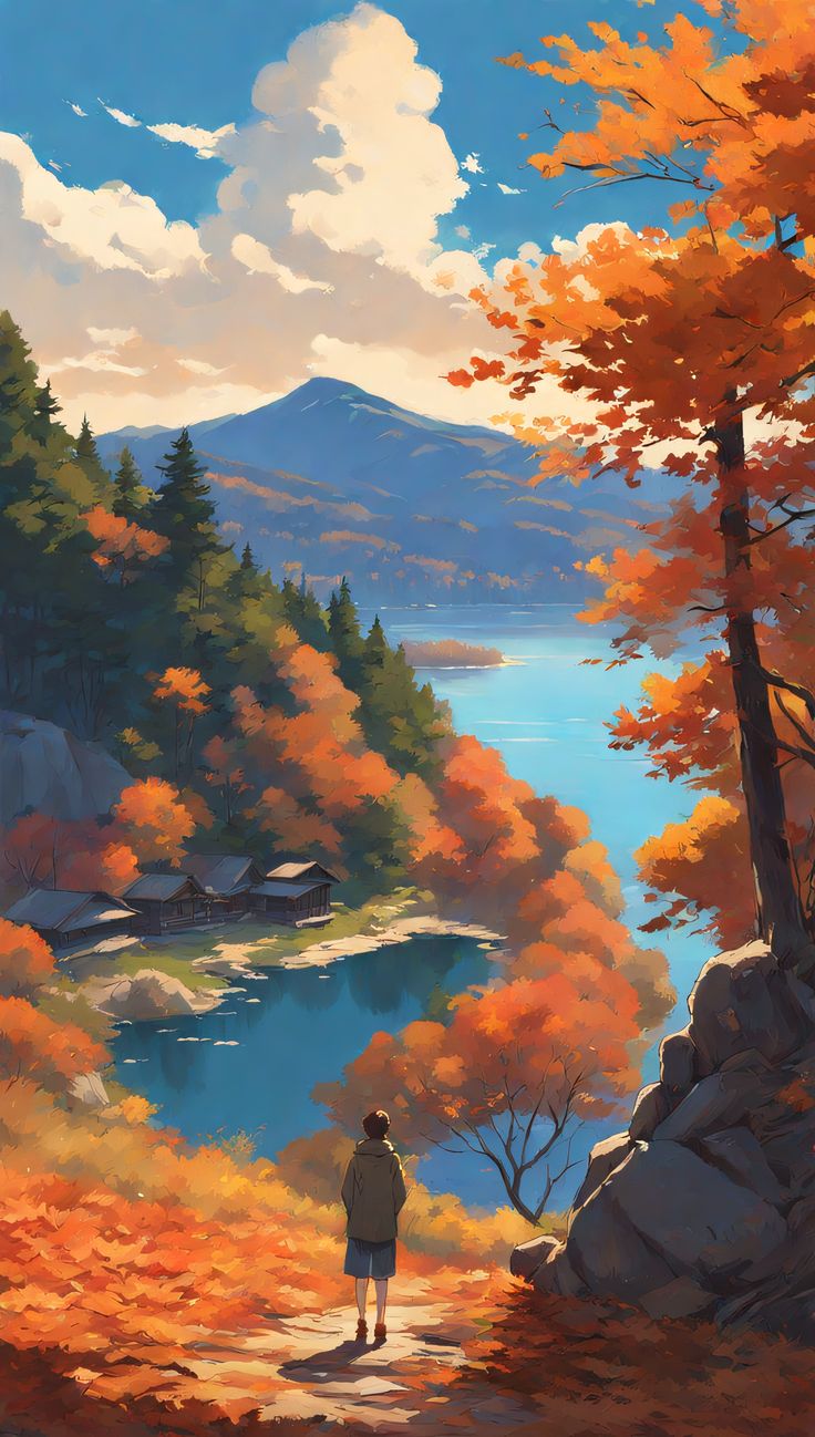 Autumn Aesthetic iPhone Wallpaper