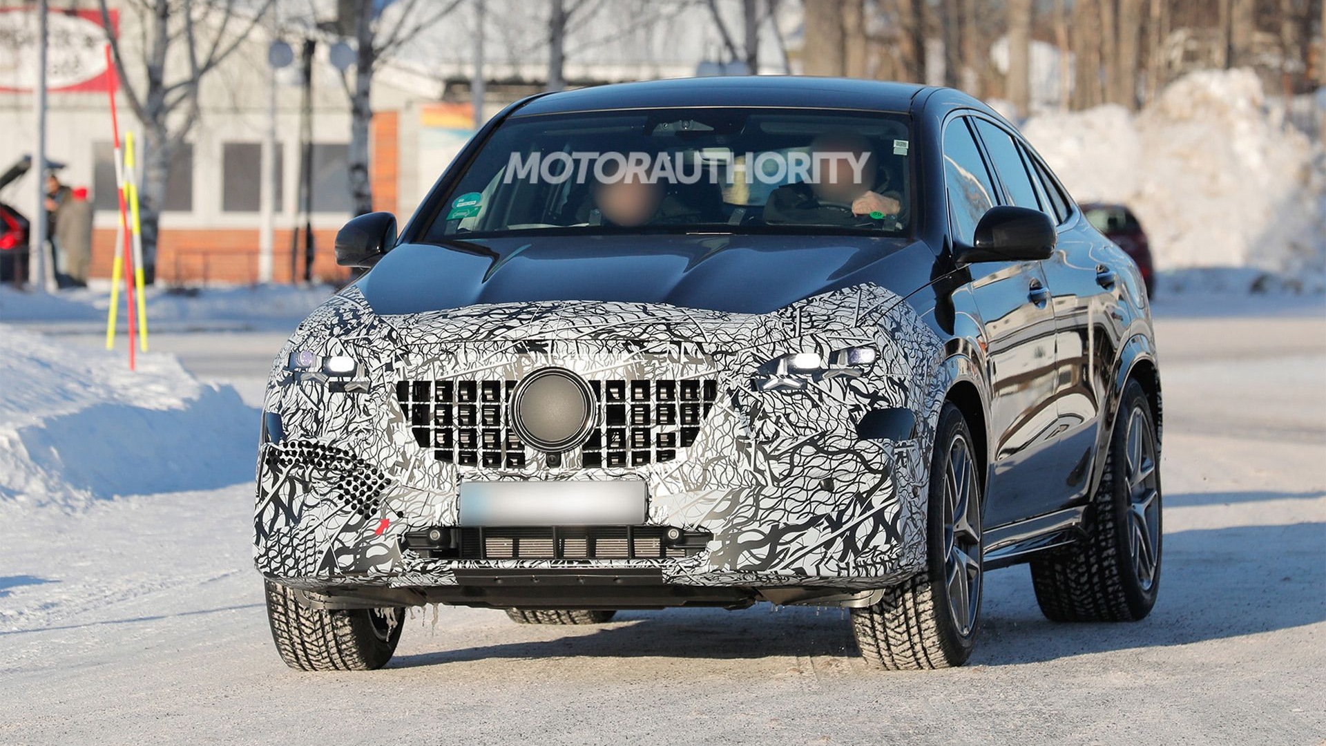 2027 Mercedes AMG GLE 53 Coupe Spied With Updates