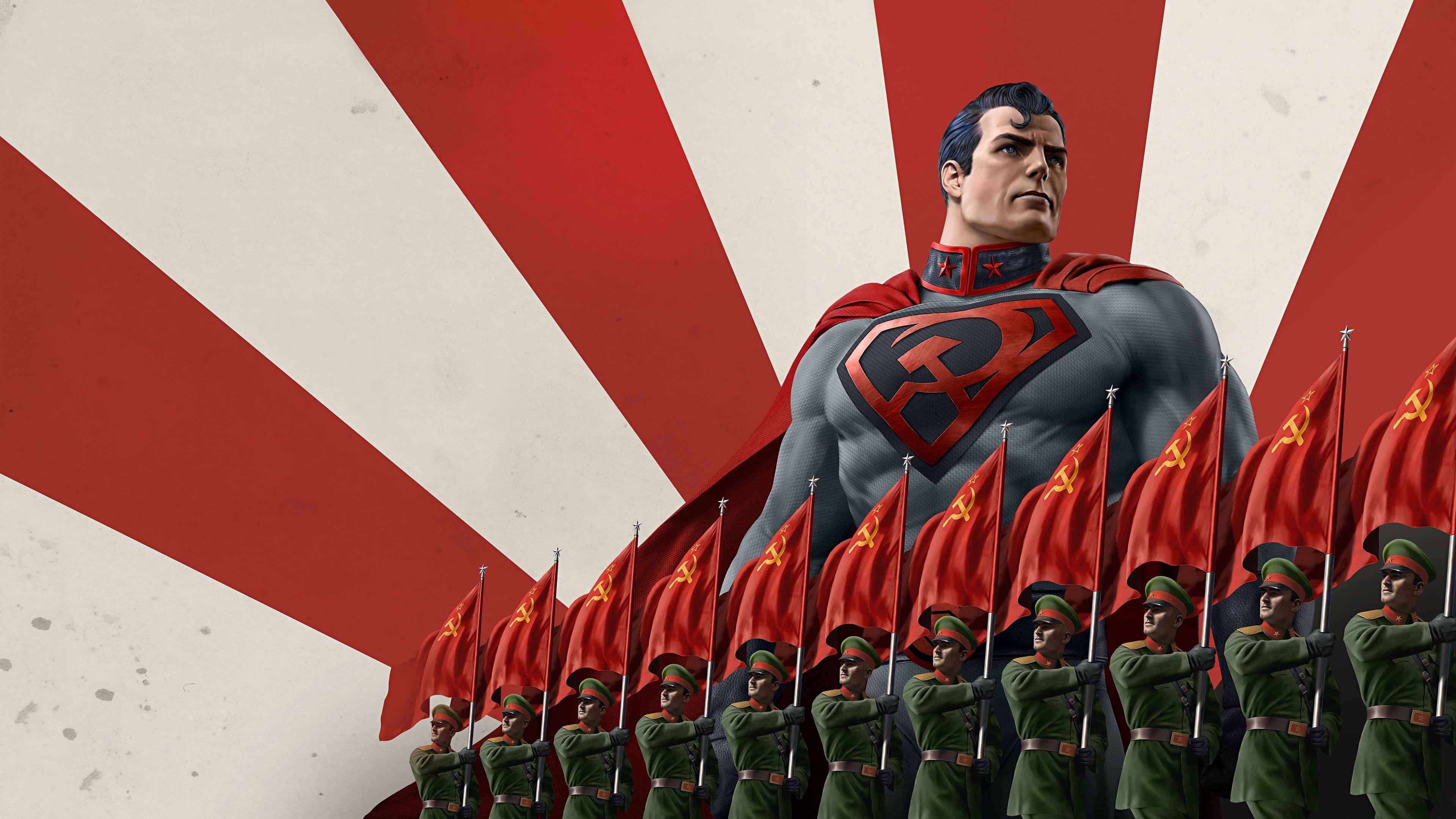 Download Superman Movie Superman: Red Son 4k Ultra HD Wallpaper