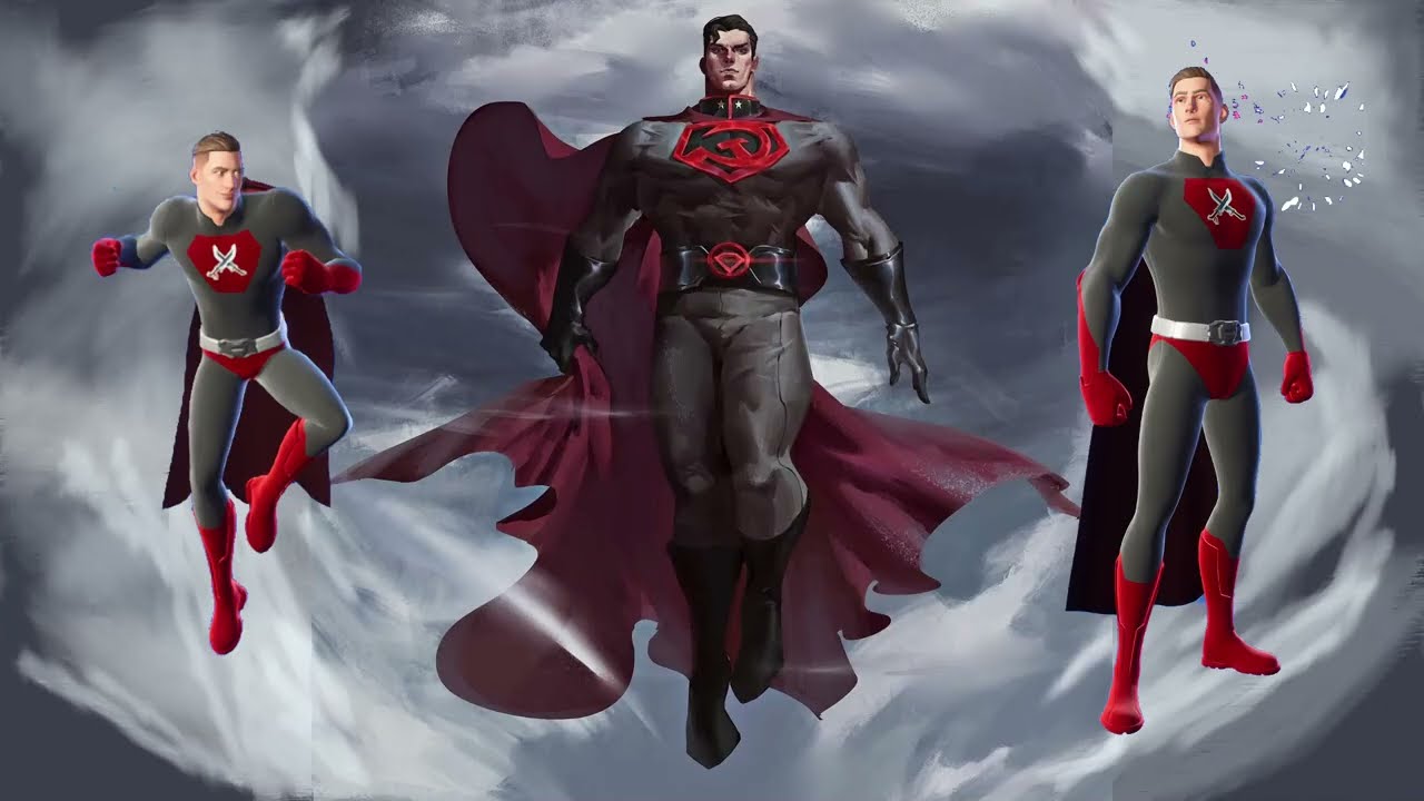 Fortnite Boundless (Custom Superheroes): Superman Red Son