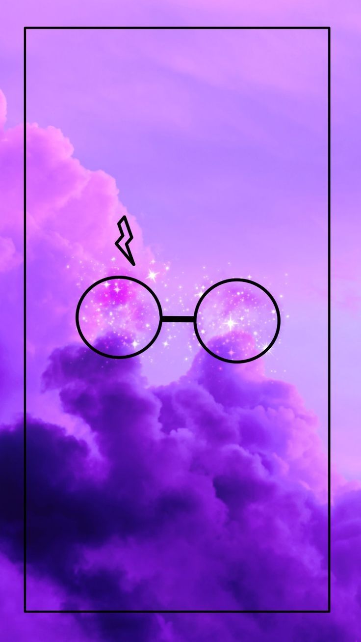 Wallpaper with Harry Poters glasses. Arte harry potter, Sfondi, Sfondo iphone